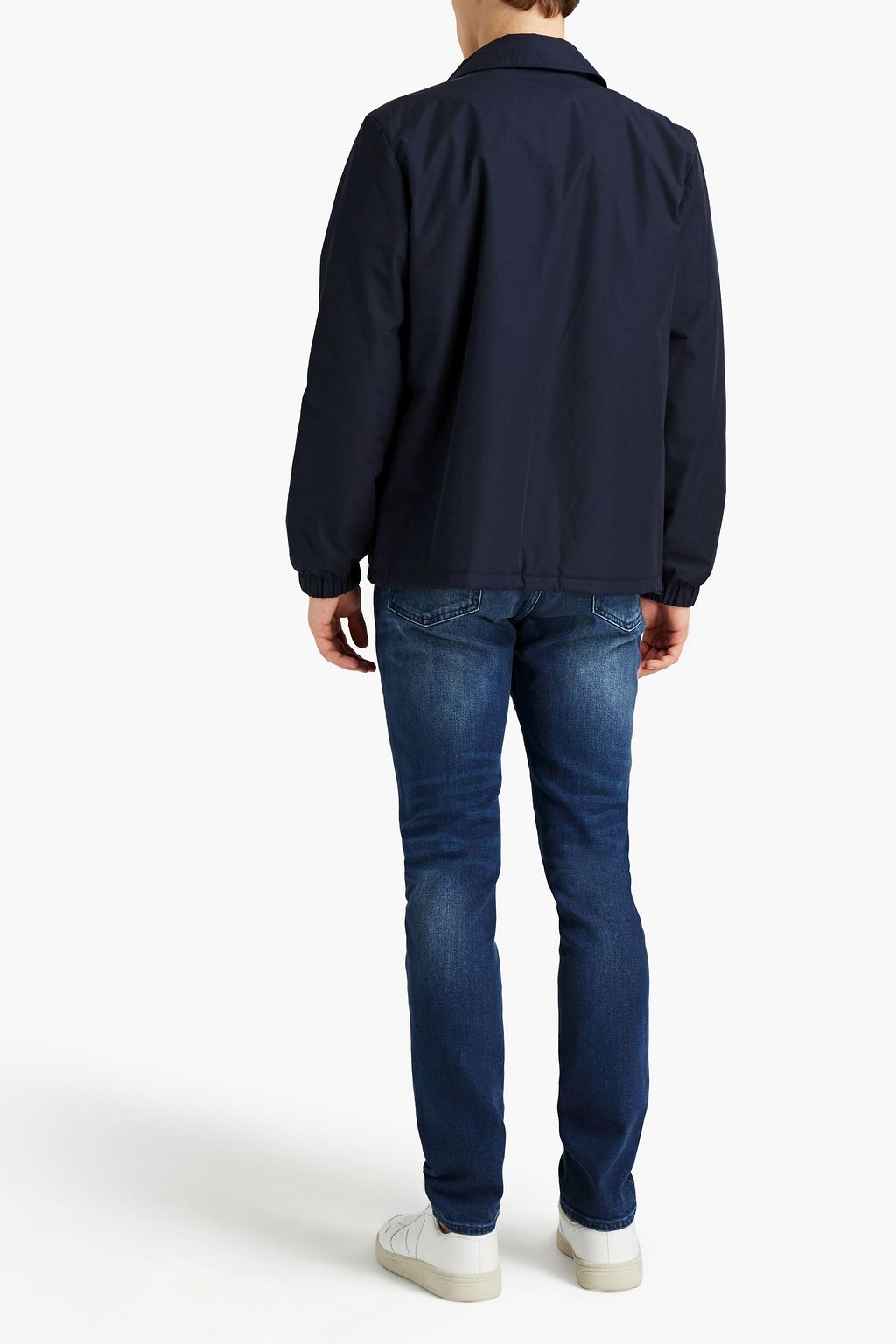 FRAME Skinny-fit whiskered denim jeans