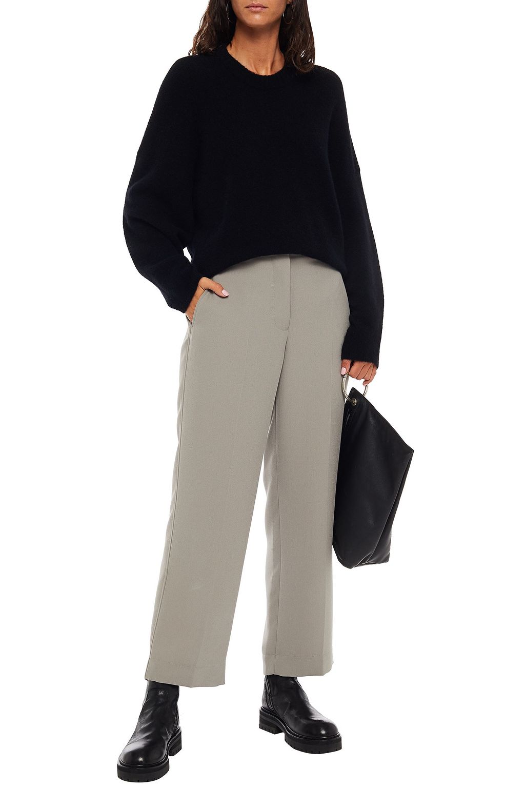 3.1 PHILLIP LIM Cropped crepe straight-leg pants