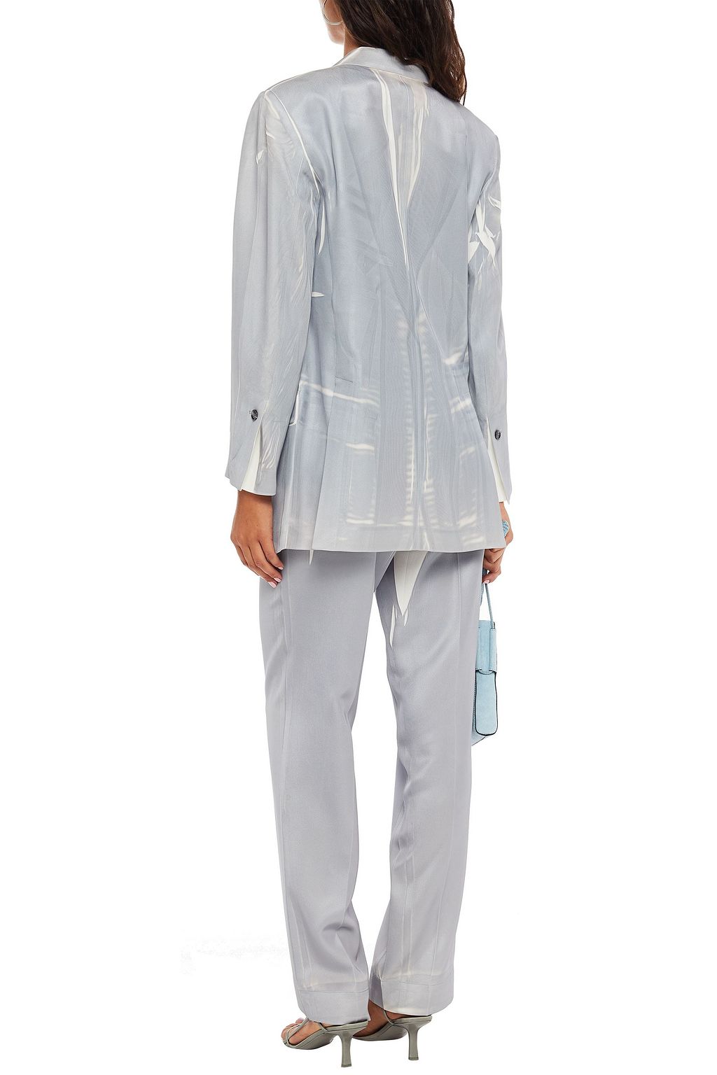 3.1 PHILLIP LIM Bleached satin-twill blazer
