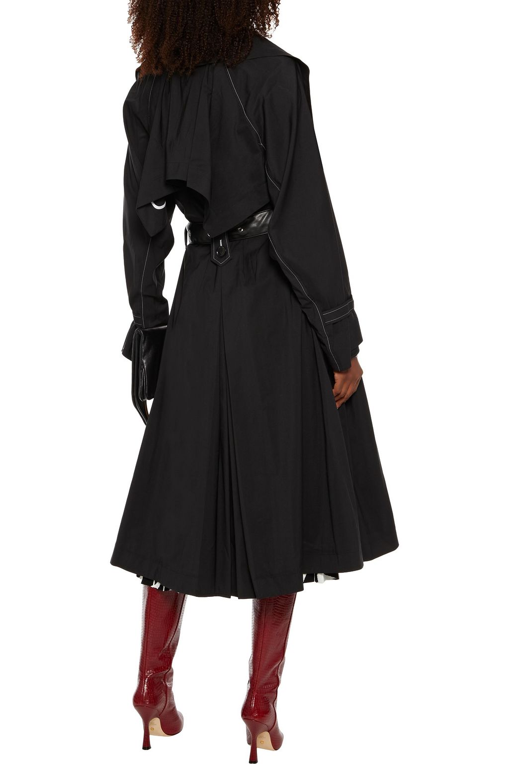 PROENZA SCHOULER Oversized belted wool-blend trench coat
