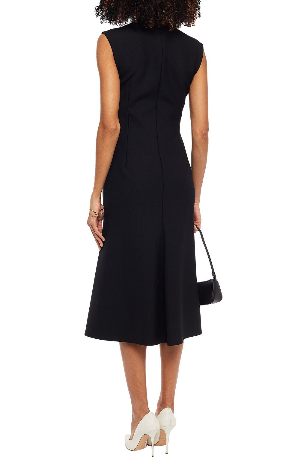 VICTORIA BECKHAM Cutout crepe midi dress