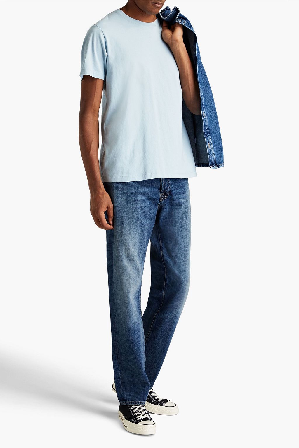 FRAME Cotton-jersey T-shirt