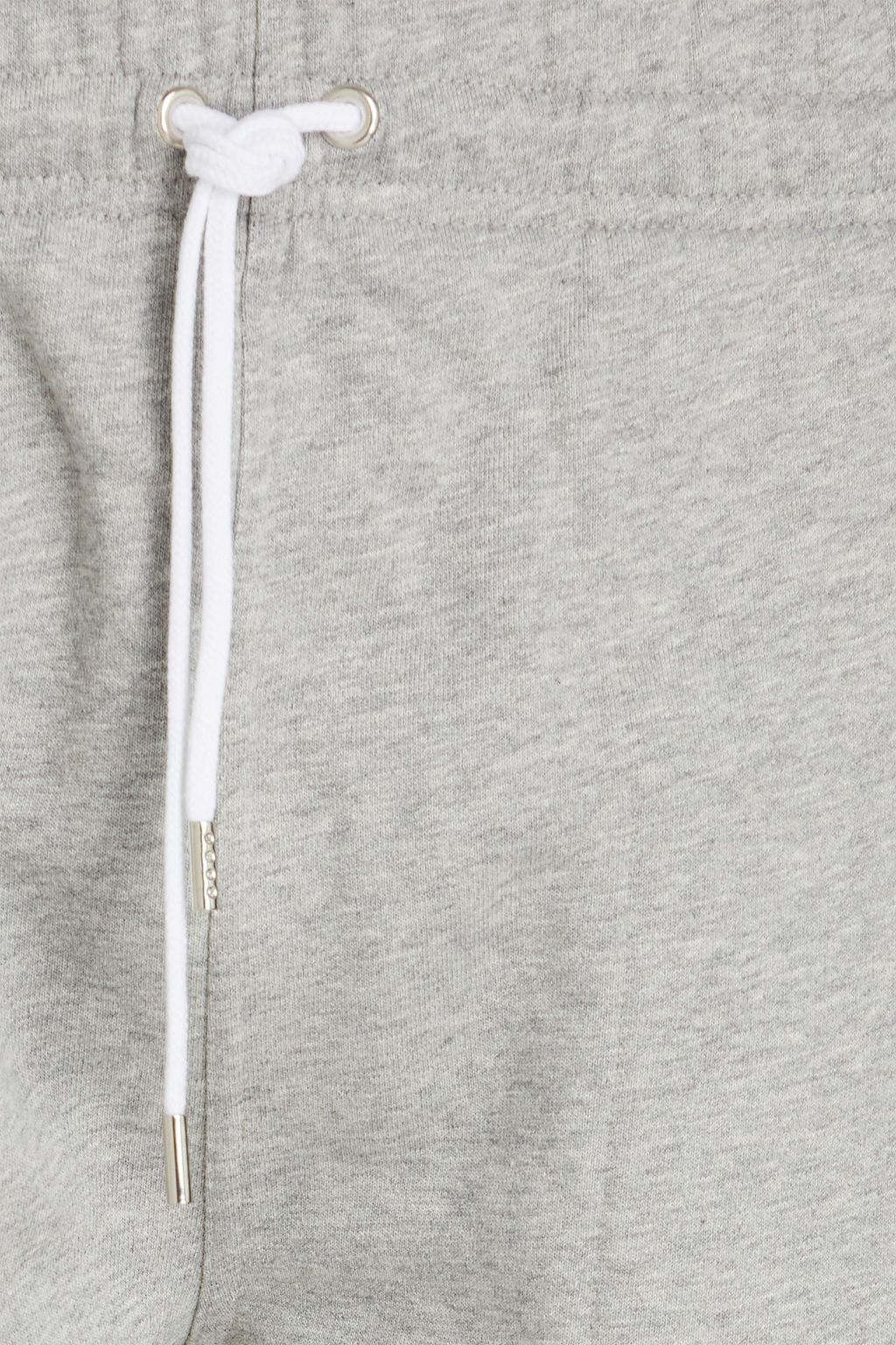MAISON KITSUNÉ Appliquéd French cotton-terry sweatpants