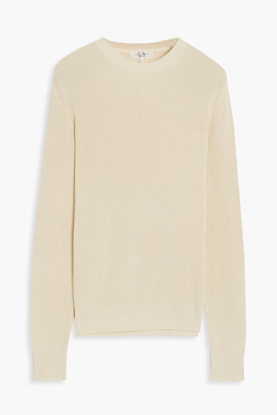 rag & bone - dexter cotton sweater - white - l