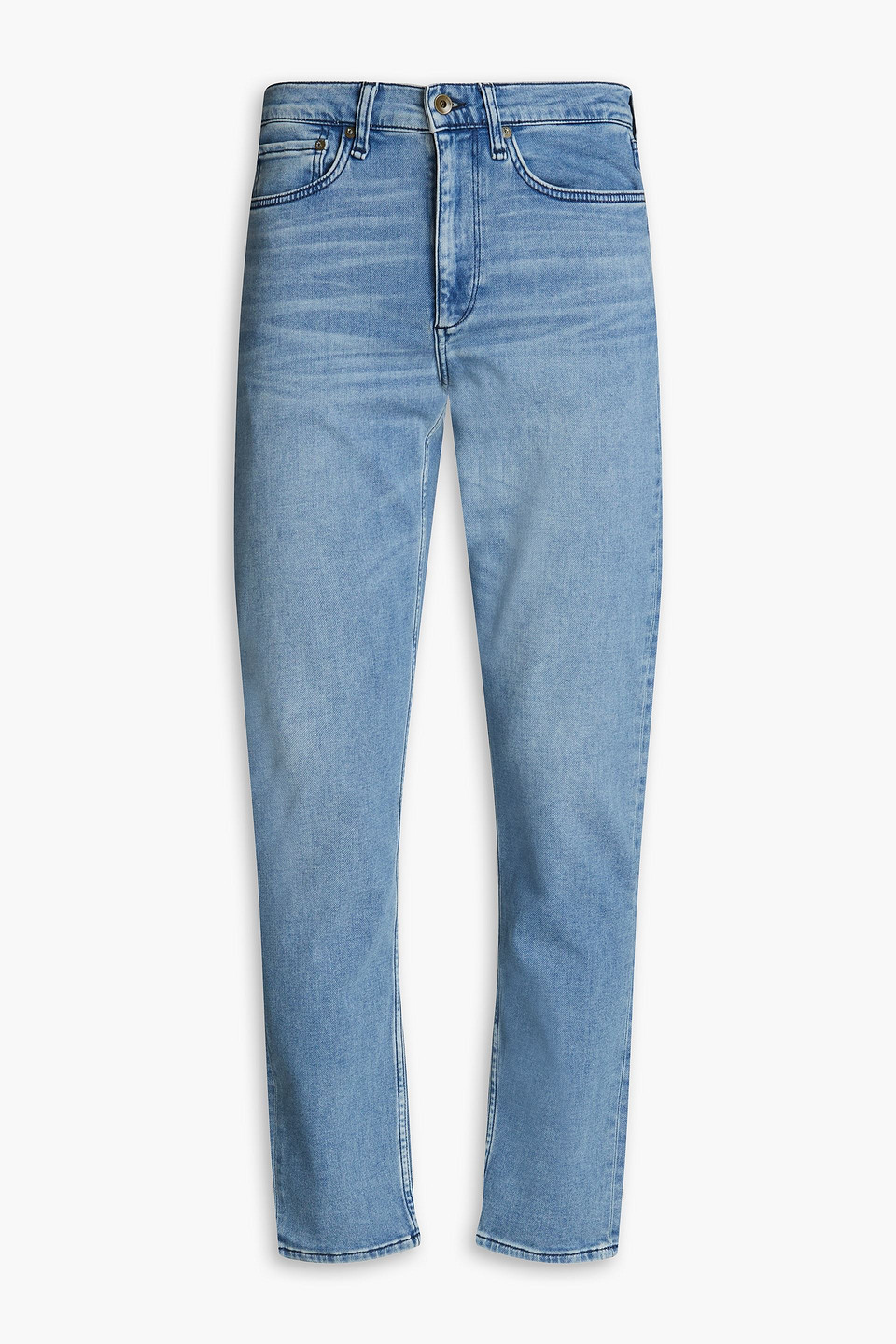 Rag & Bone Fit 2 Whiskered Denim Jeans In Mid Denim