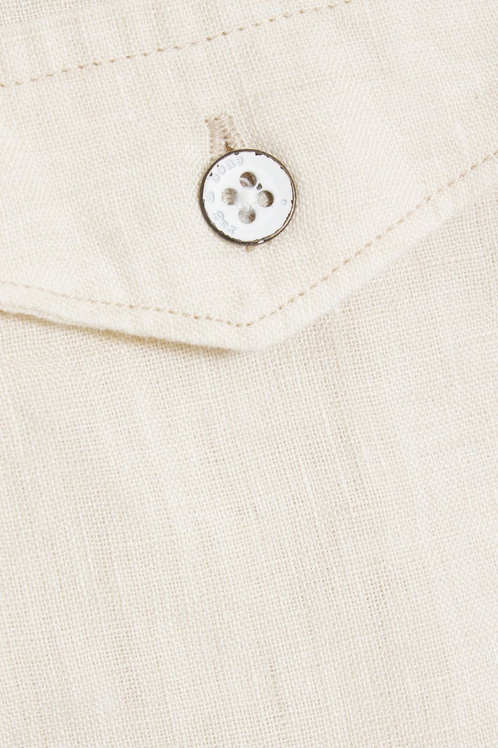 RAG & BONE Engineered linen shirt