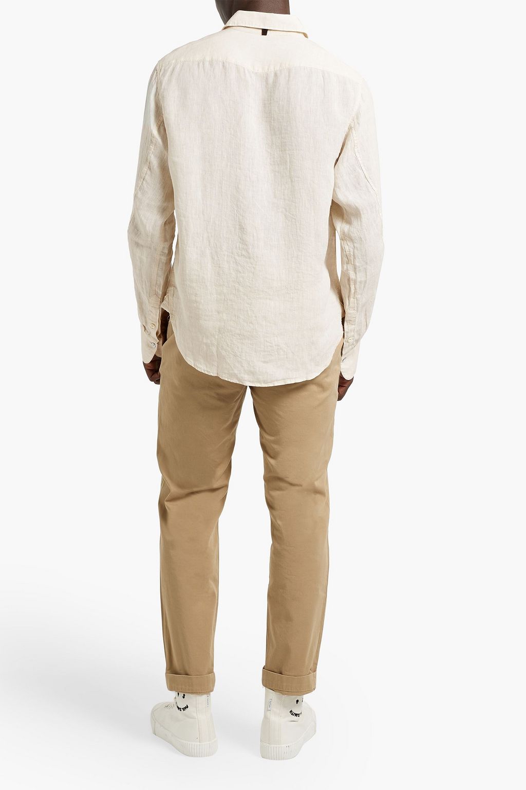 RAG & BONE Engineered linen shirt
