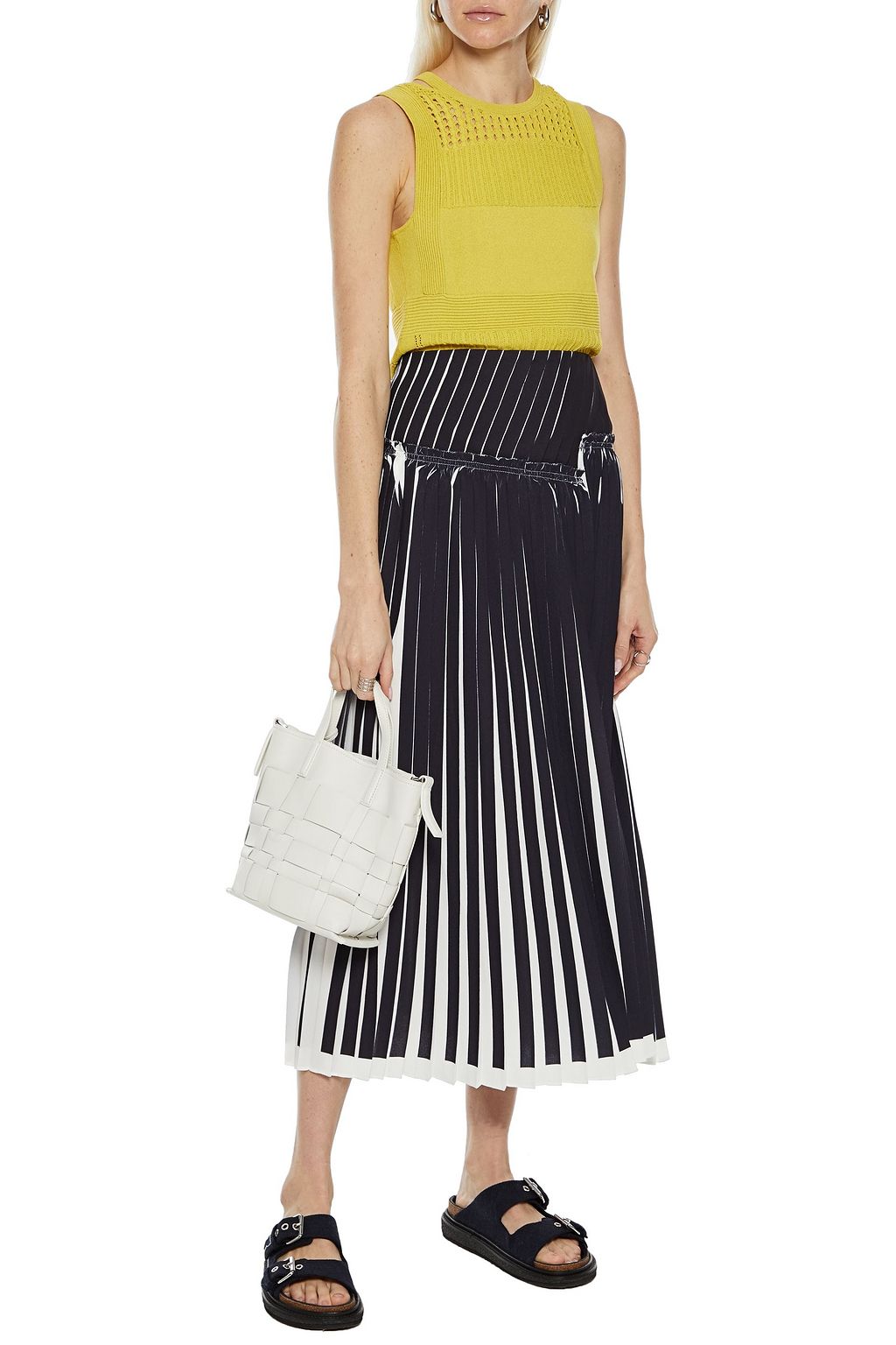 3.1 PHILLIP LIM Pointelle-knit top