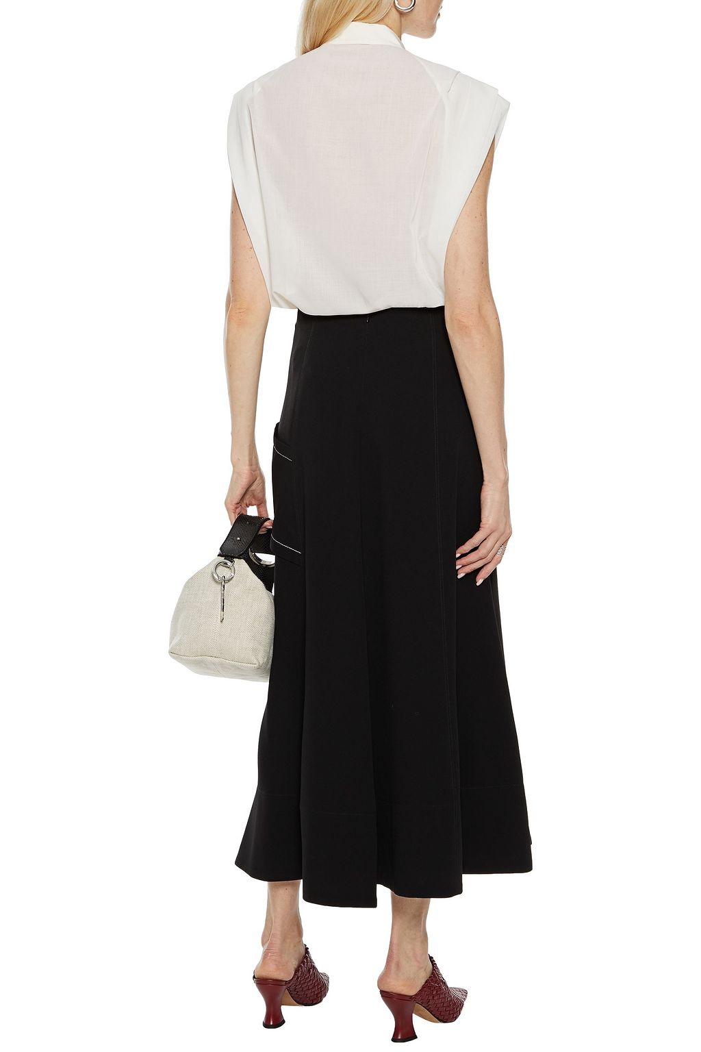 3.1 PHILLIP LIM Pleated voile shirt