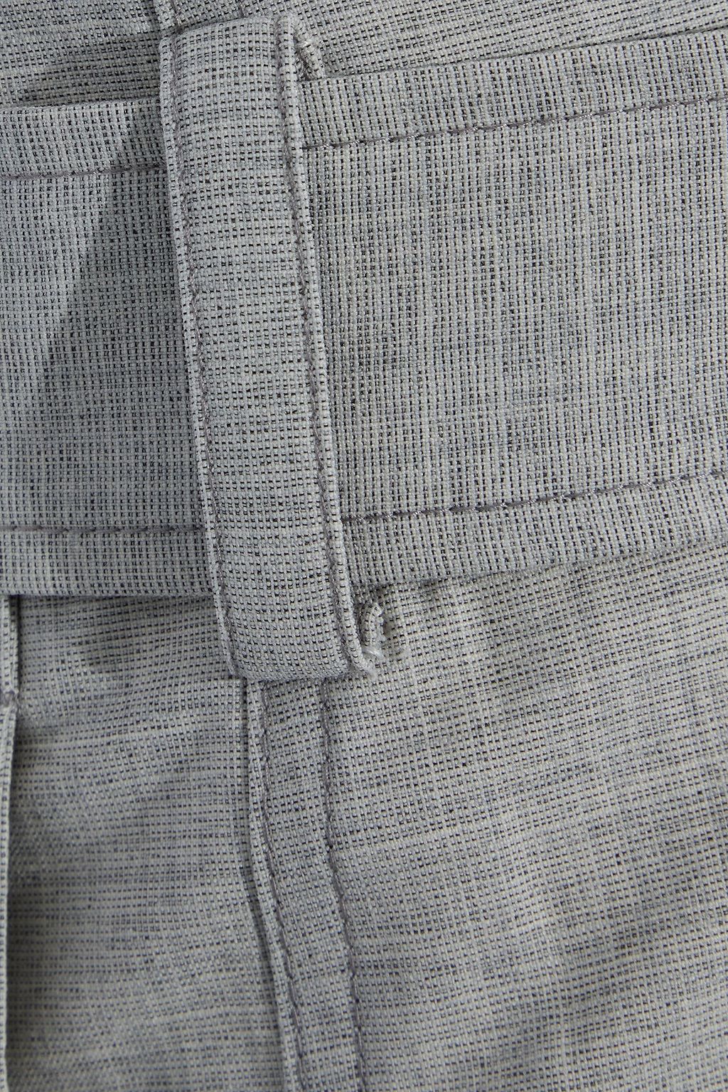 3.1 PHILLIP LIM Cropped belted wool-blend tapered pants