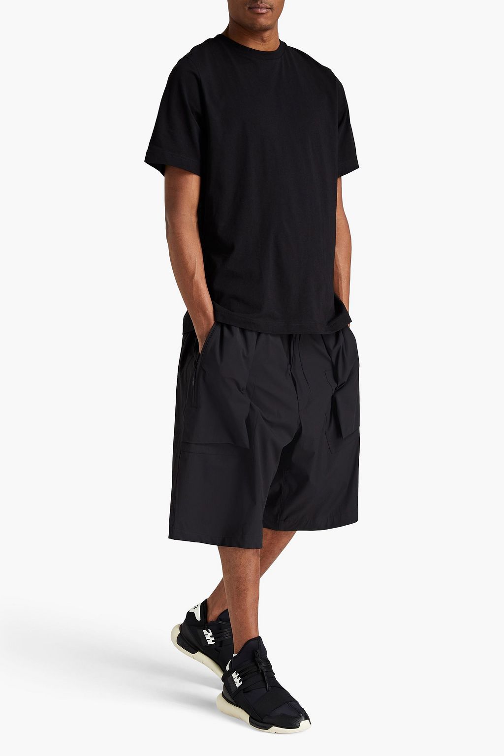 Y-3 Printed cotton-jersey T-shirt