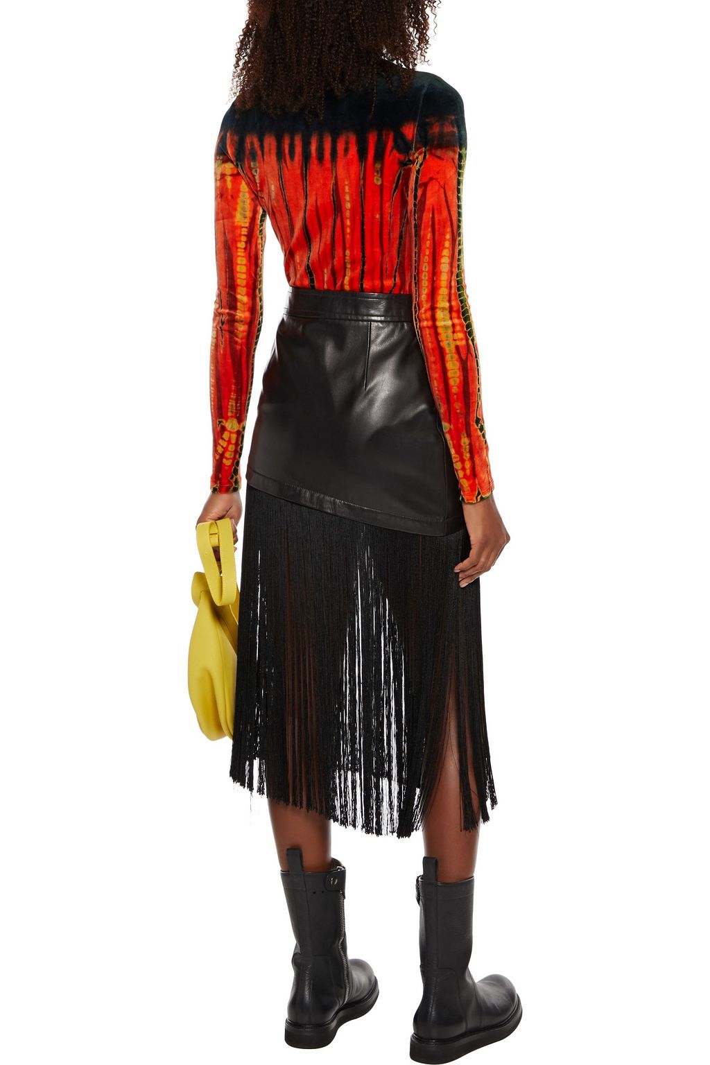 PROENZA SCHOULER Tie-dyed velvet top