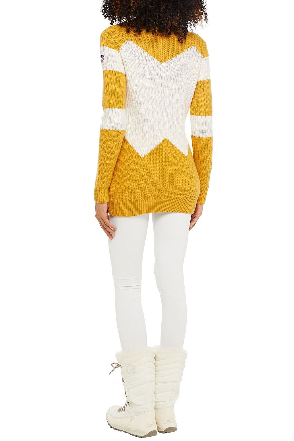 FUSALP Justine ribbed merino wool and cashmere-blend turtleneck sweater