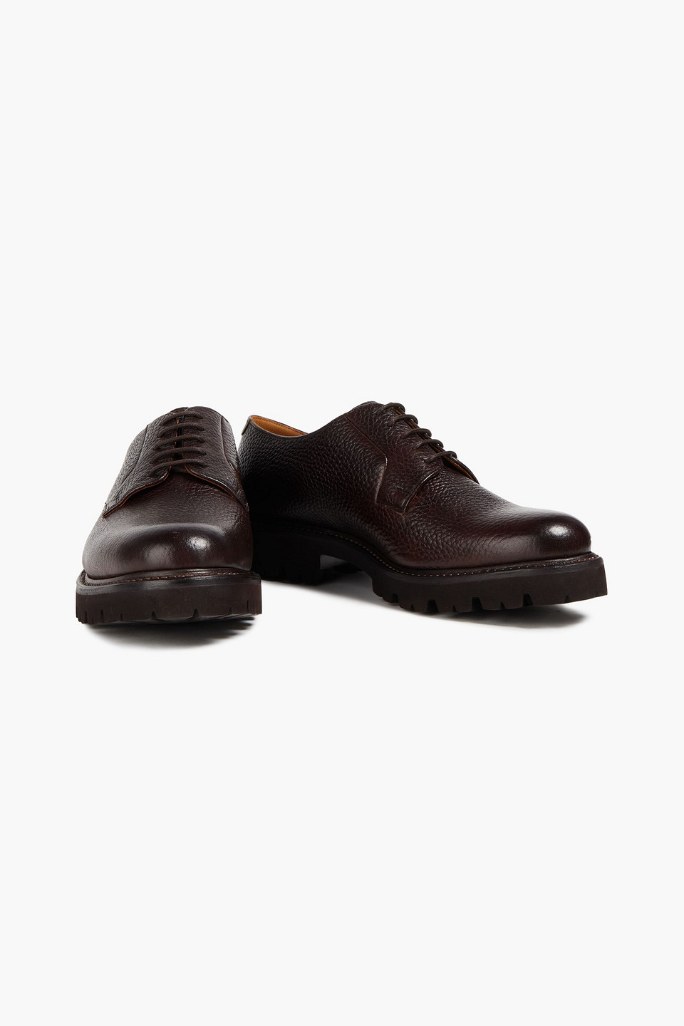 Grenson Man Melvin Textured-leather Brogues