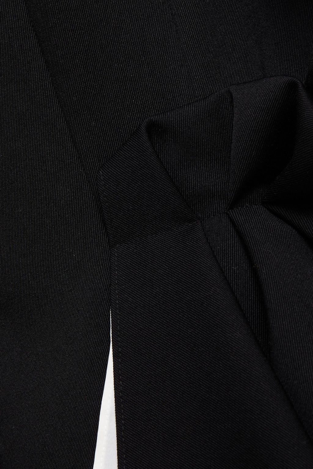 CAROLINA HERRERA Draped stretch-wool twill jacket