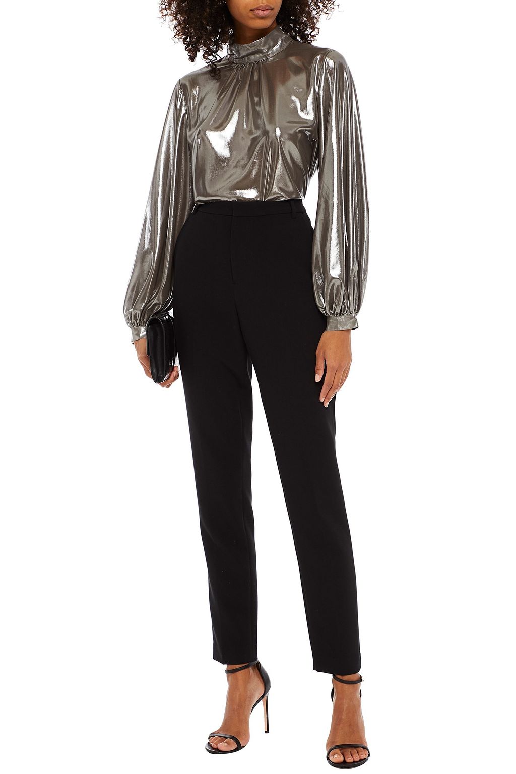 L'AGENCE Eleanor crepe slim-leg pants