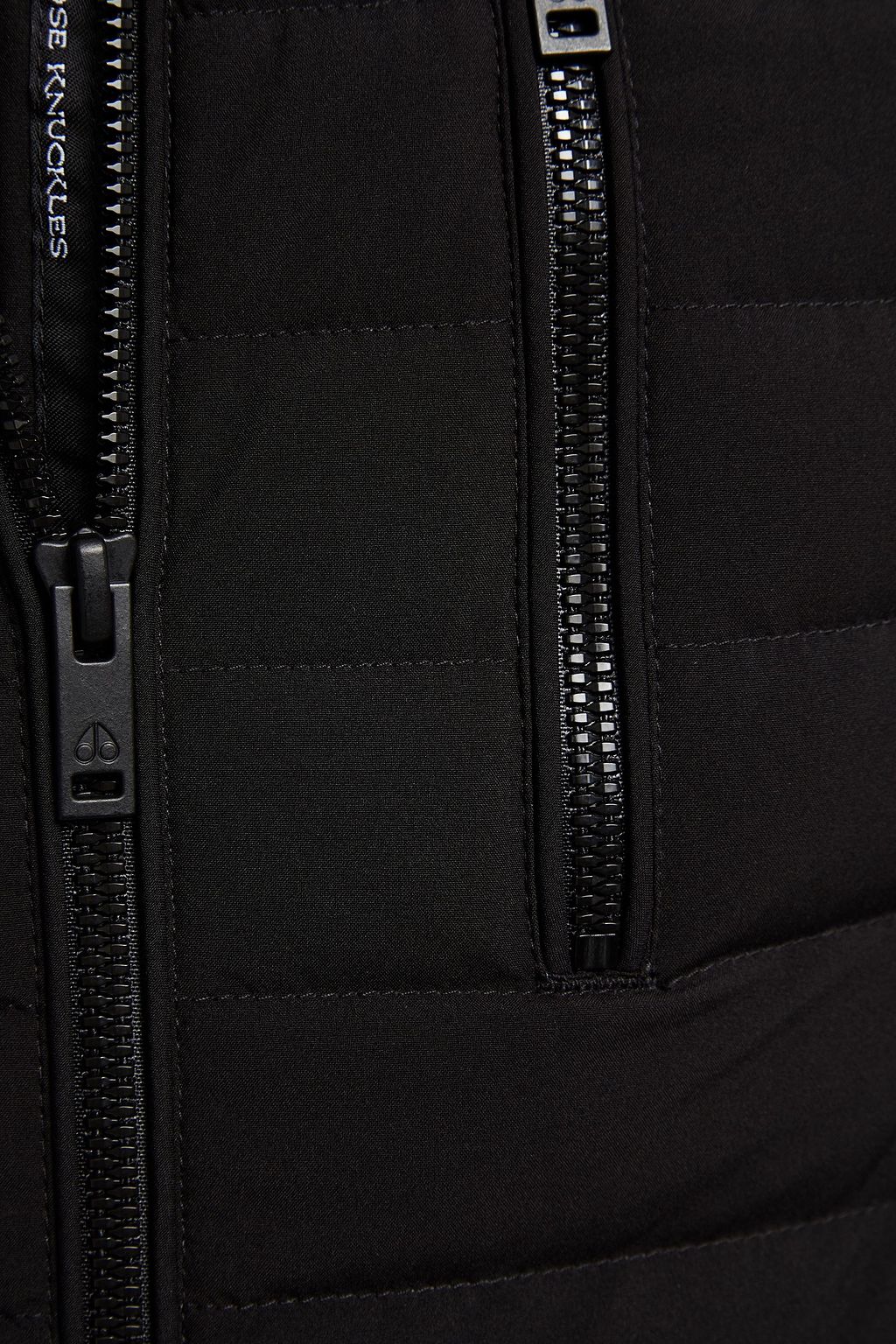 MOOSE KNUCKLES Calgary quilted shell hooded jacket