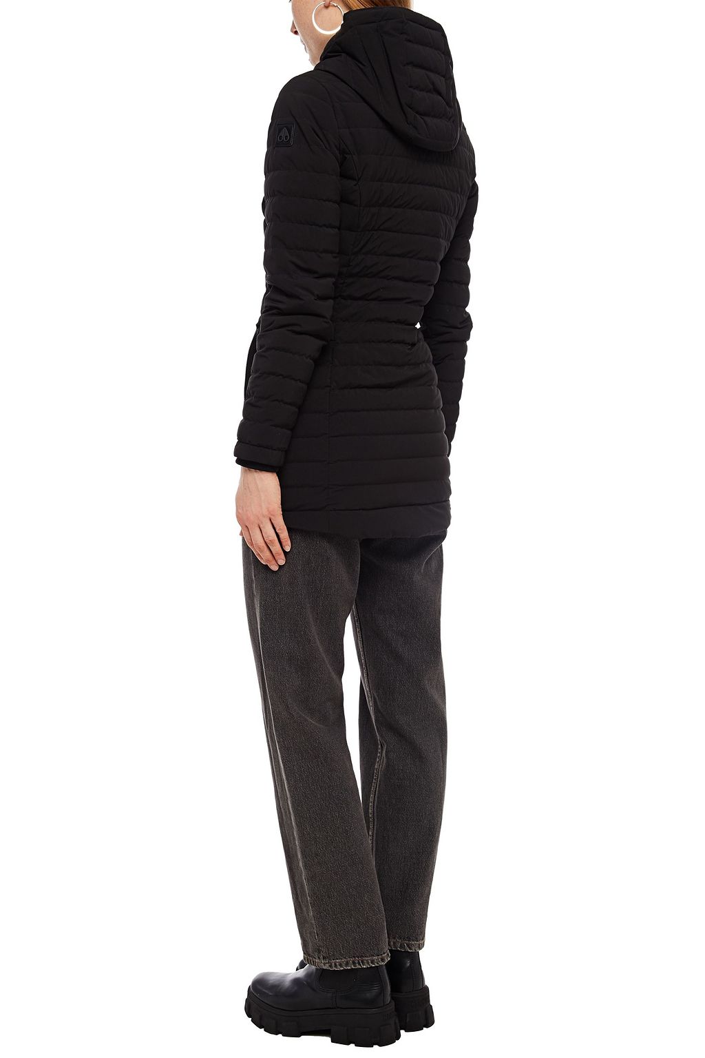 MOOSE KNUCKLES Calgary quilted shell hooded jacket