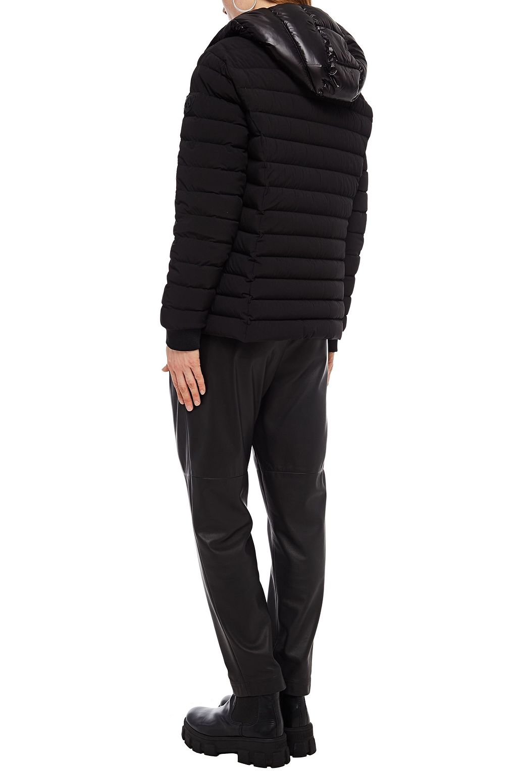 MOOSE KNUCKLES Felicite quilted shell hooded down jacket