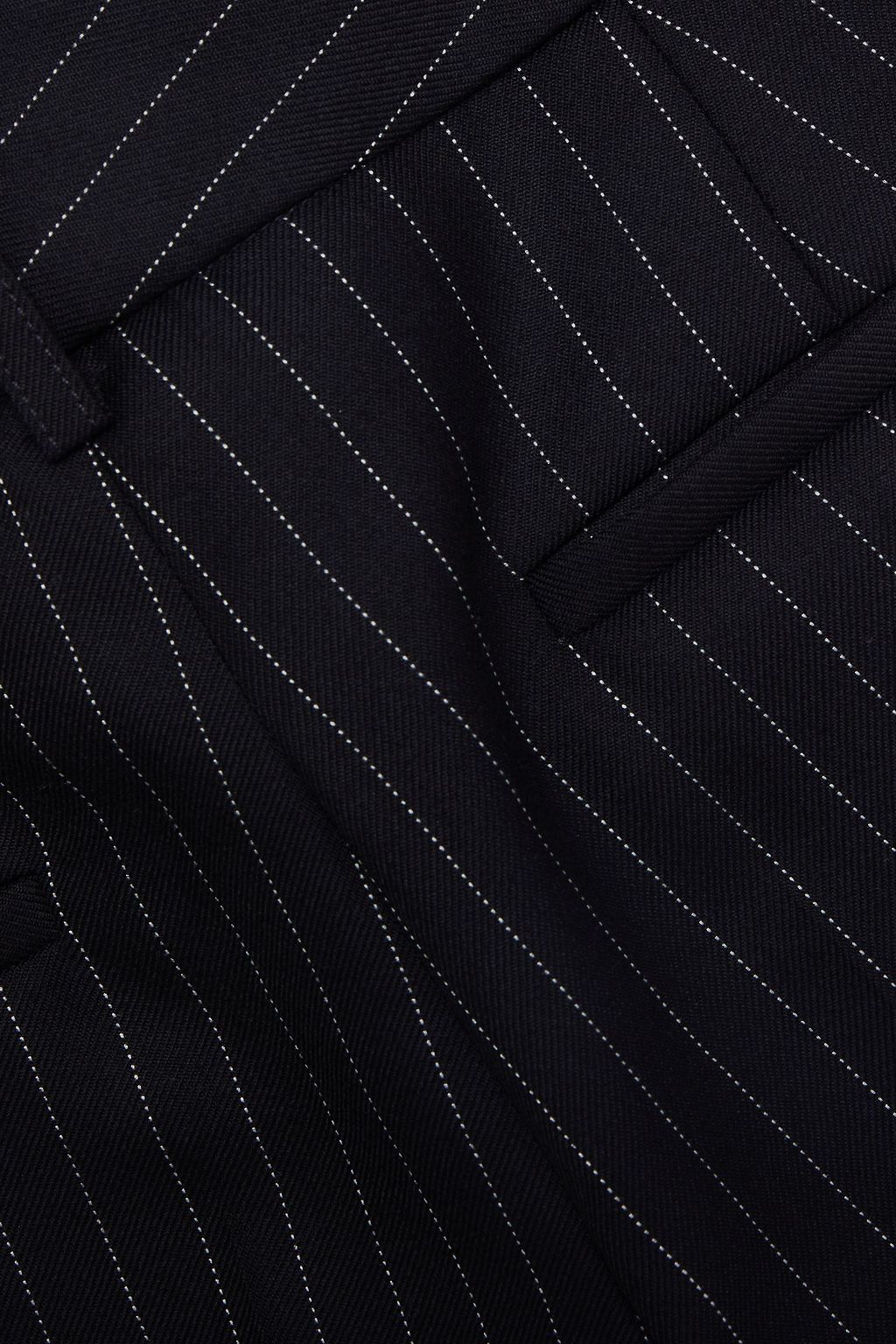 VICTORIA BECKHAM Pinstriped wool-twill bootcut pants
