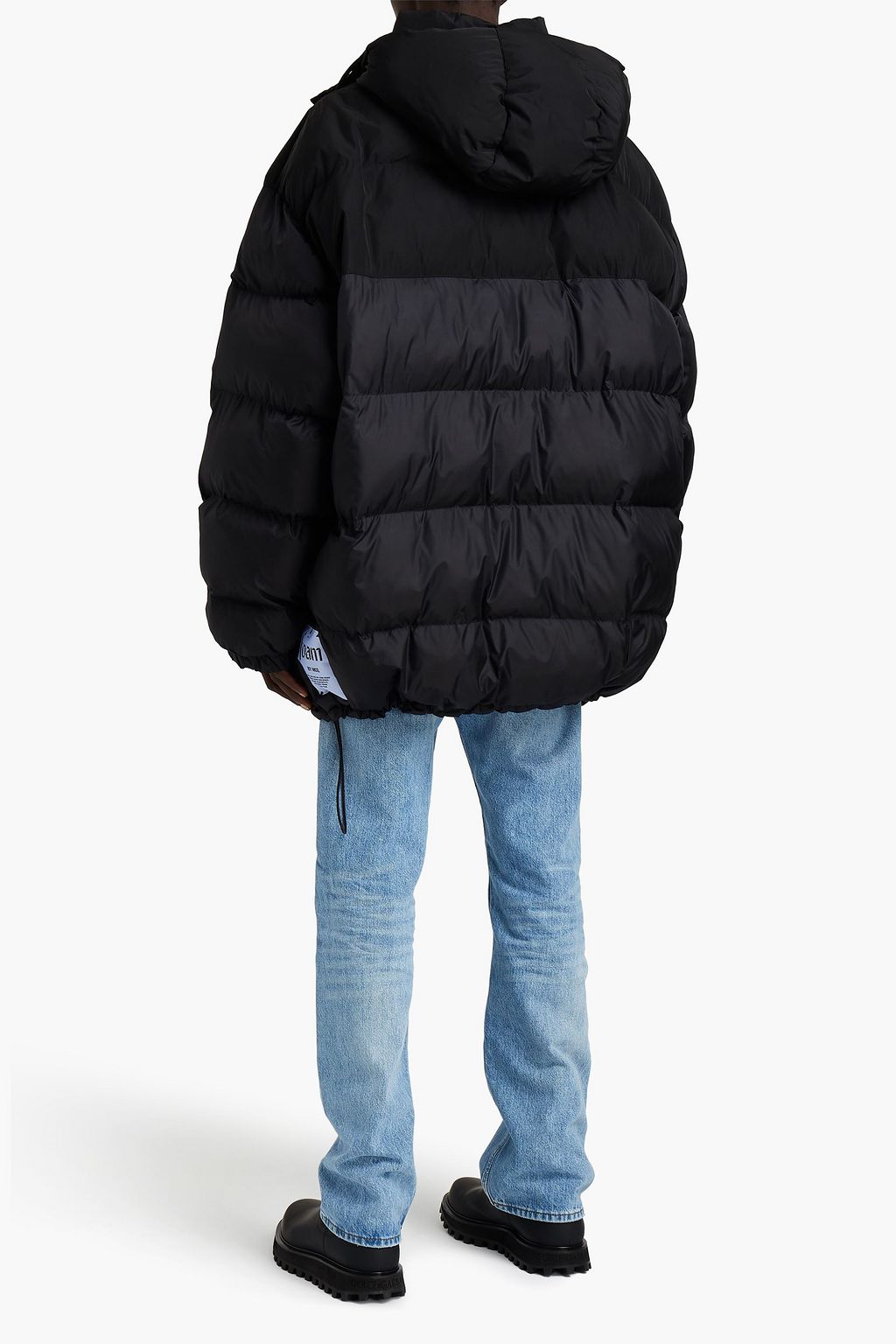 MCQ ALEXANDER MCQUEEN Oversized quilted shell hooded coat