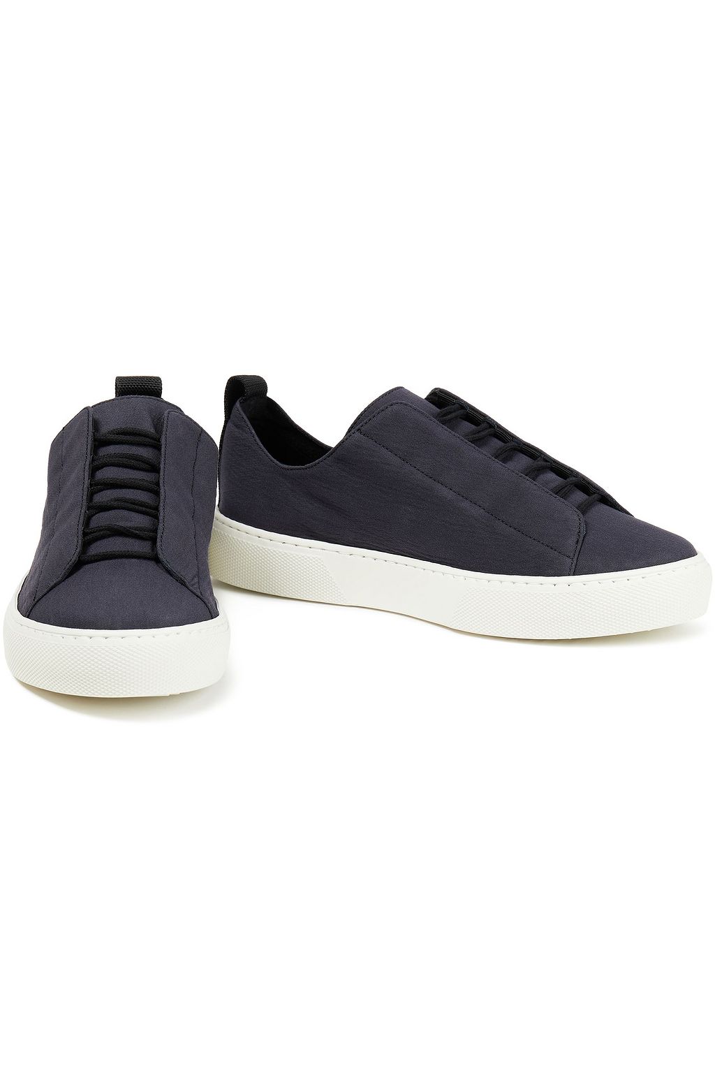JAMES PERSE Crinkled canvas sneakers