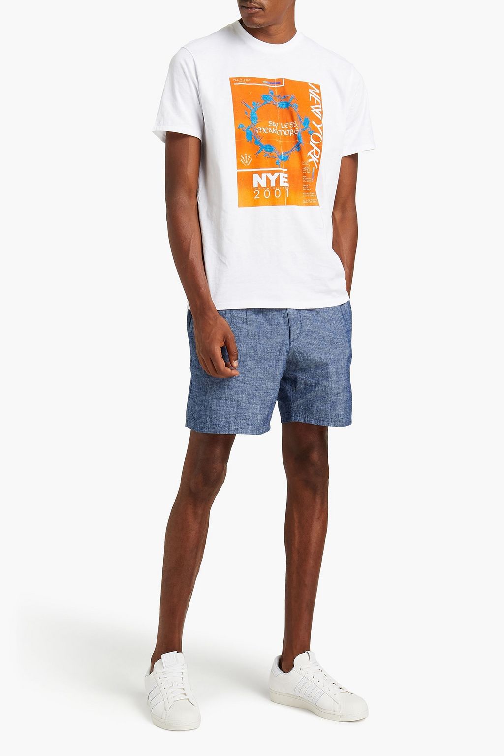 RAG & BONE Printed cotton-jersey T-shirt