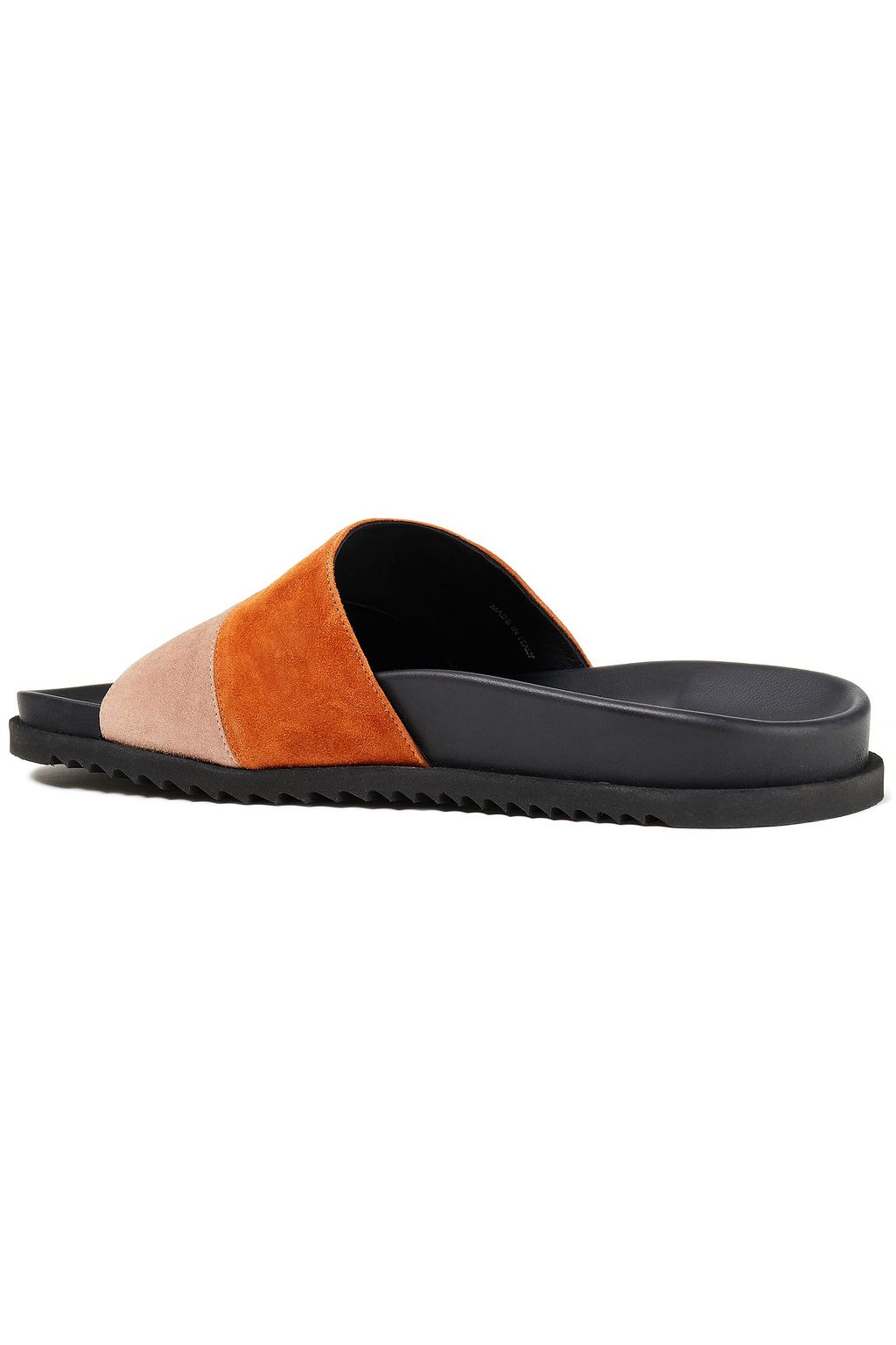 JAMES PERSE Two-tone suede slides