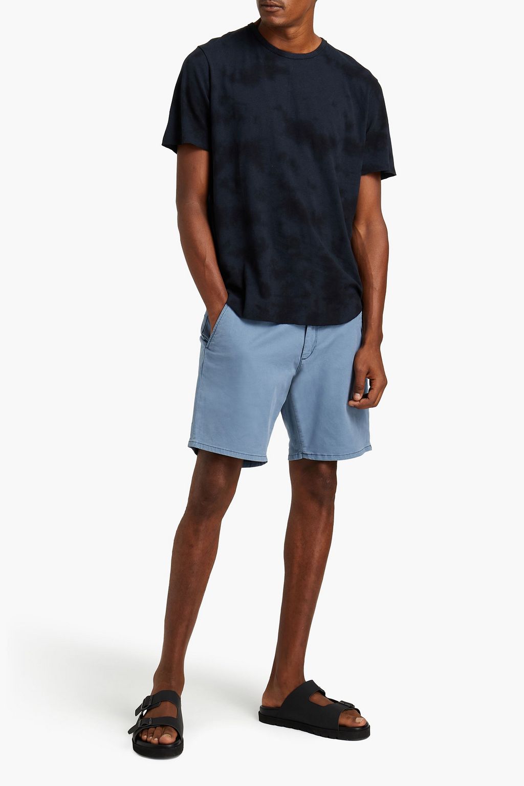 RAG & BONE Cotton-blend twill chino shorts