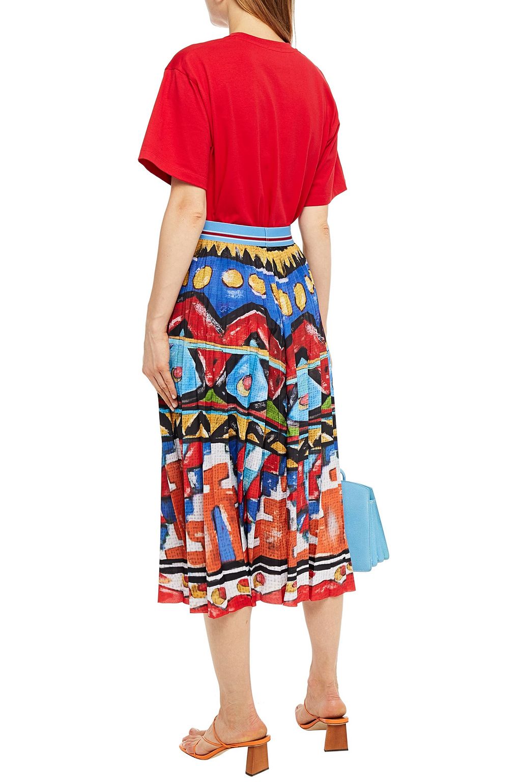 STELLA JEAN Printed cotton-jersey T-shirt