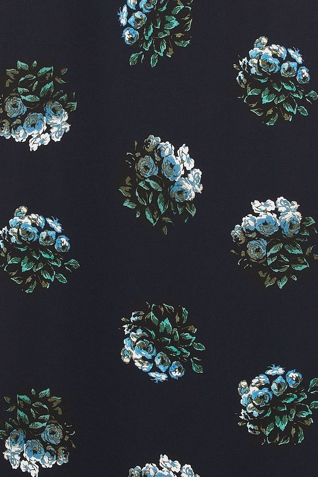 EMILIA WICKSTEAD Olga gathered floral-print crepe midi dress