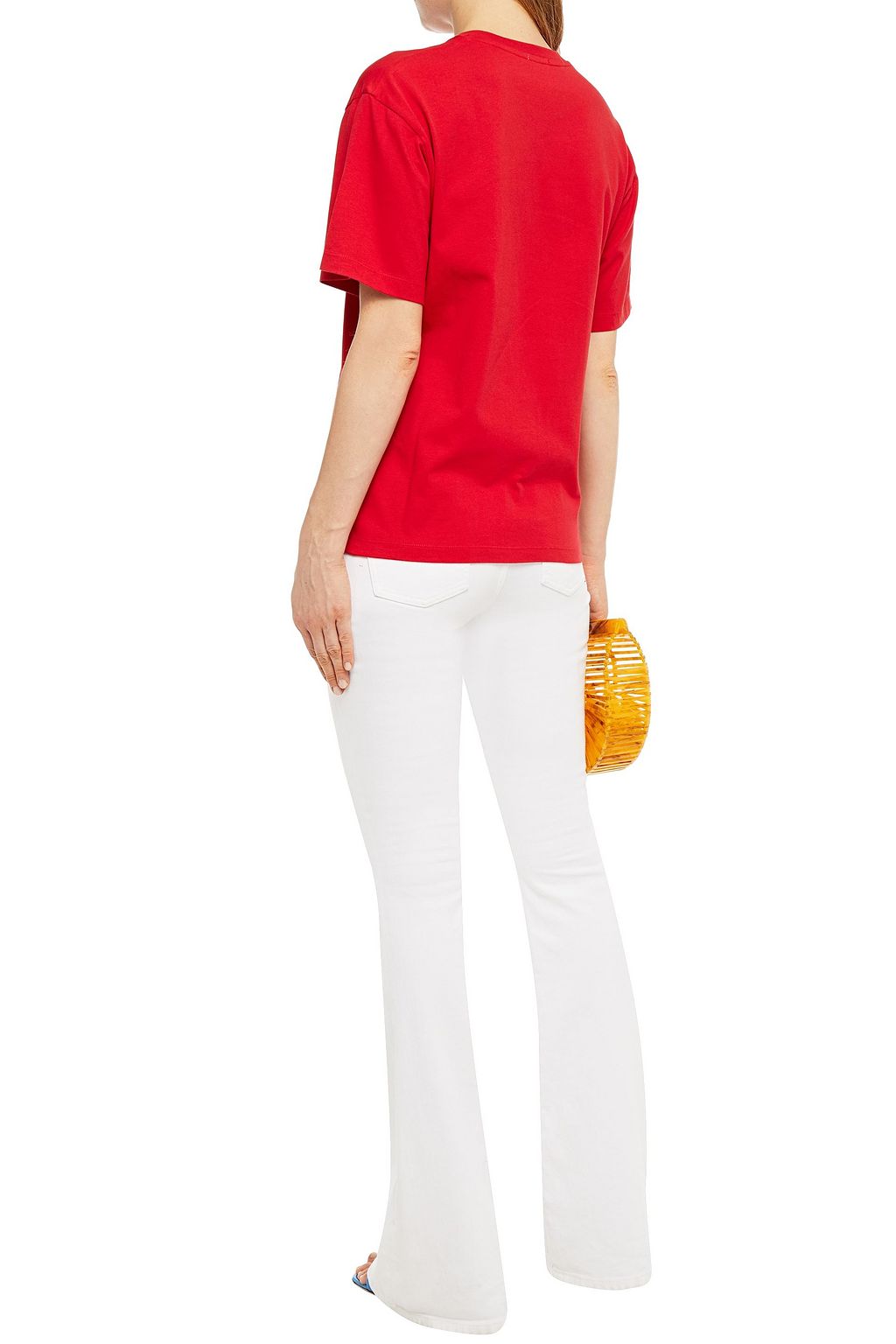 STELLA JEAN Printed cotton-jersey T-shirt