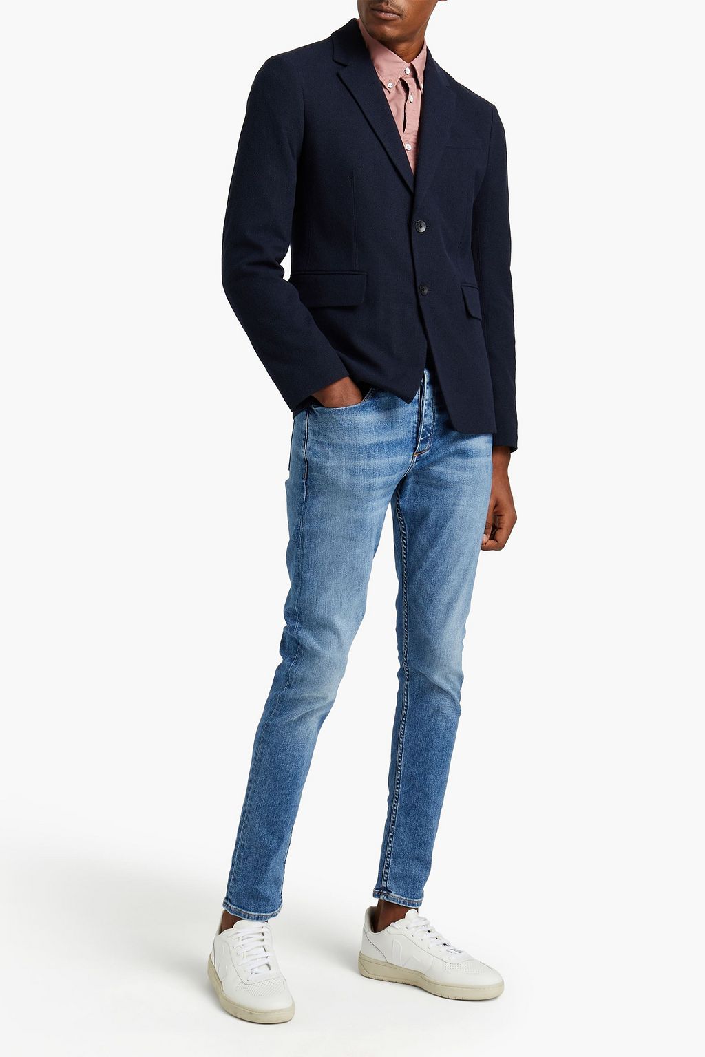 RAG & BONE Weston skinny-fit whiskered denim jeans