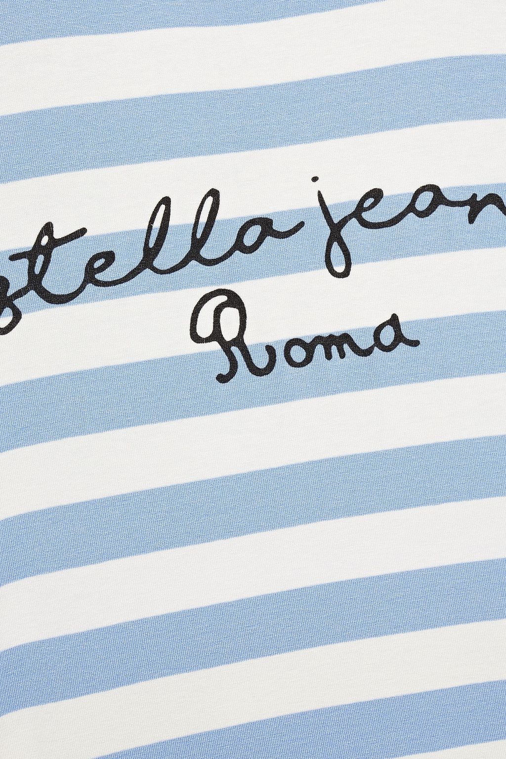 STELLA JEAN Printed stretch-jersey T-shirt