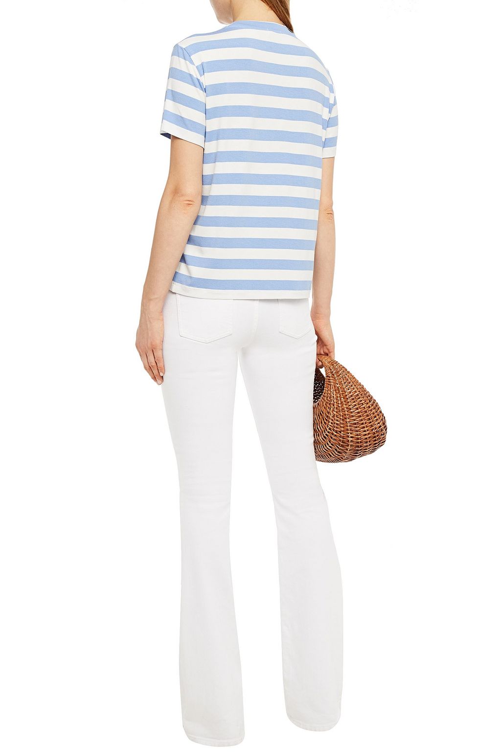 STELLA JEAN Printed stretch-jersey T-shirt