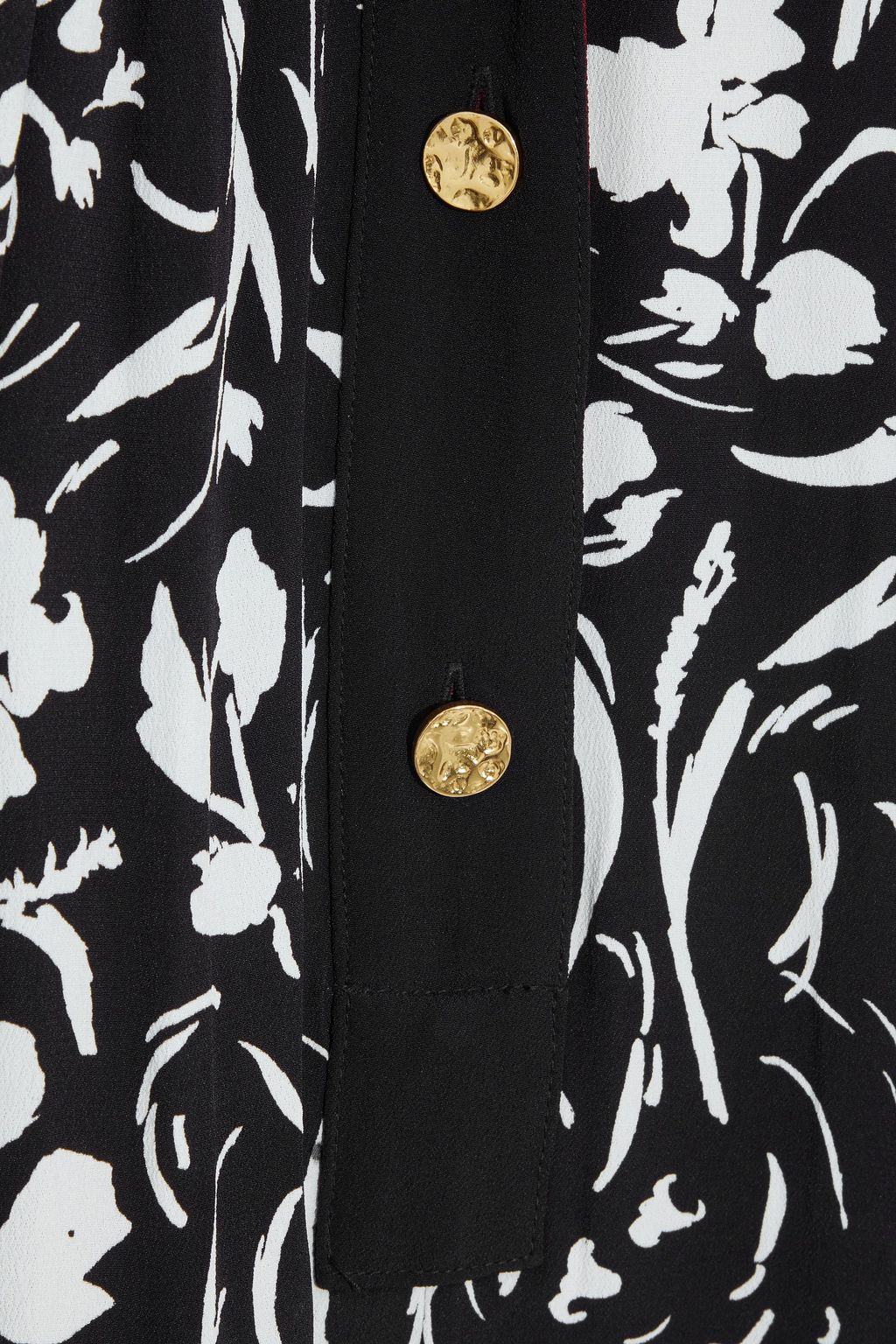 PROENZA SCHOULER Belted floral-print crepe midi dress