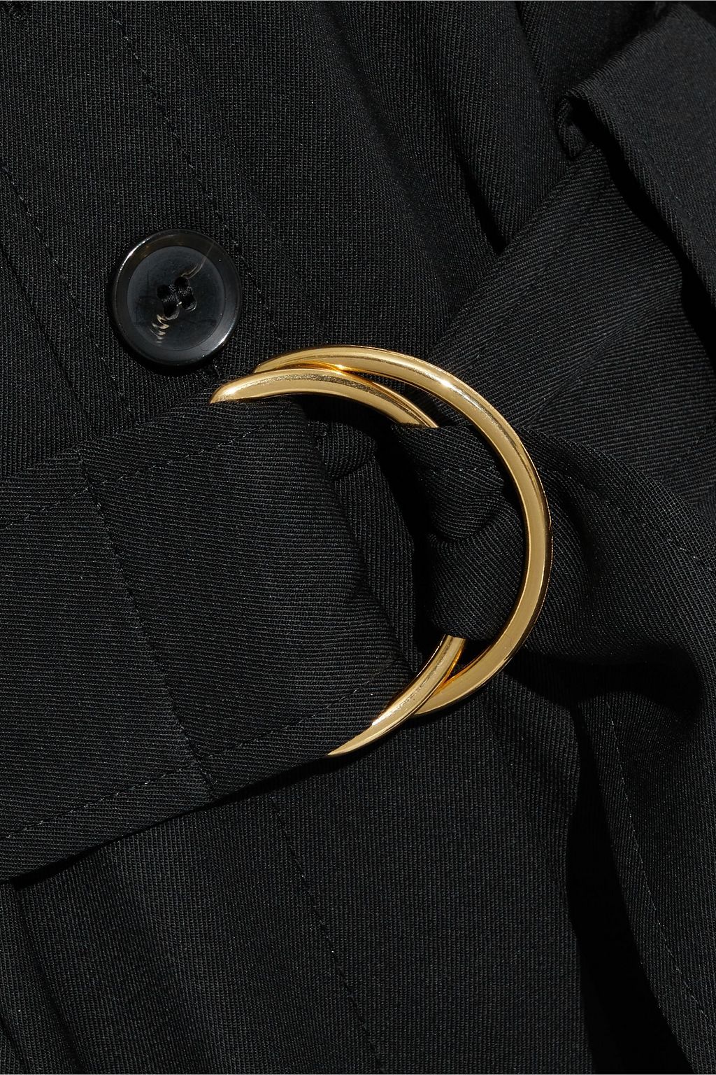 PROENZA SCHOULER Jumpsuit aus Twill aus einer Wollmischung mit Gürtel