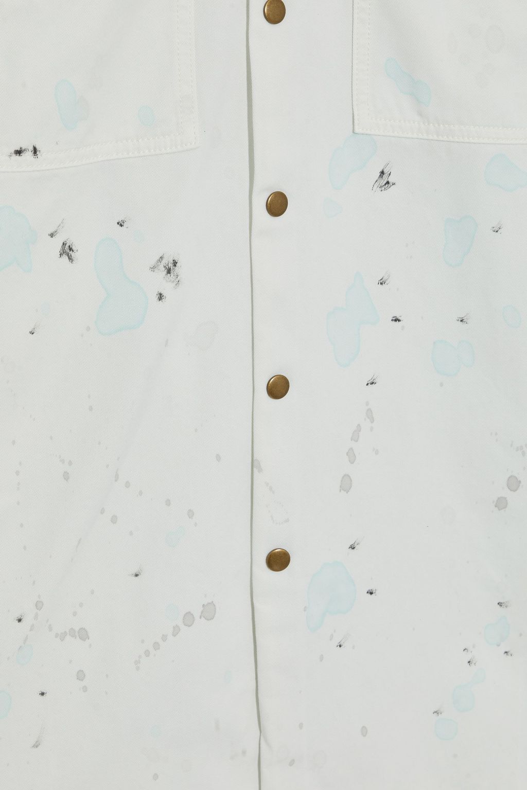 ACNE STUDIOS Oversized painted denim shirt