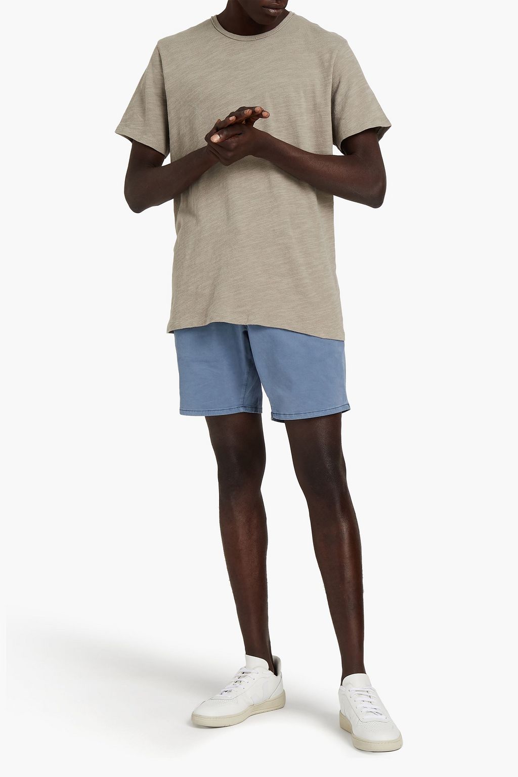 RAG & BONE Mélange cotton-jersey T-shirt