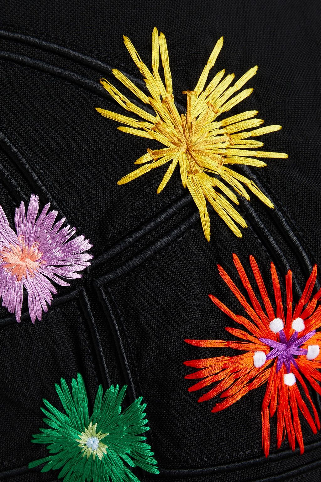 MCQ ALEXANDER MCQUEEN Embroidered piqué bomber jacket