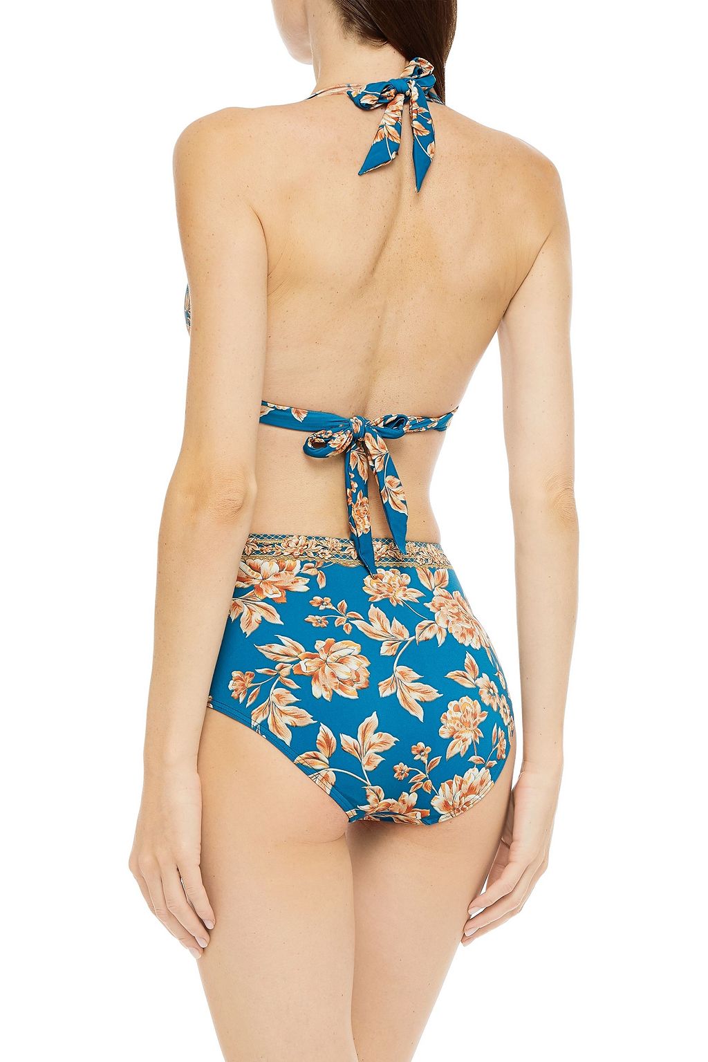 JETS AUSTRALIA BY JESSIKA ALLEN Floral-print high-rise bikini briefs