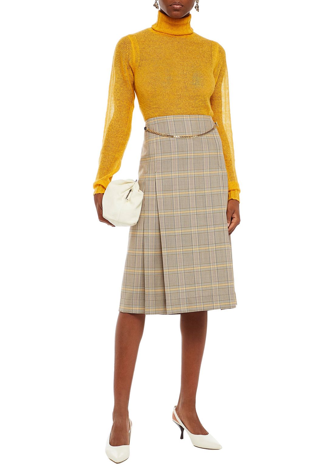 VICTORIA BECKHAM Alpaca-blend turtleneck sweater
