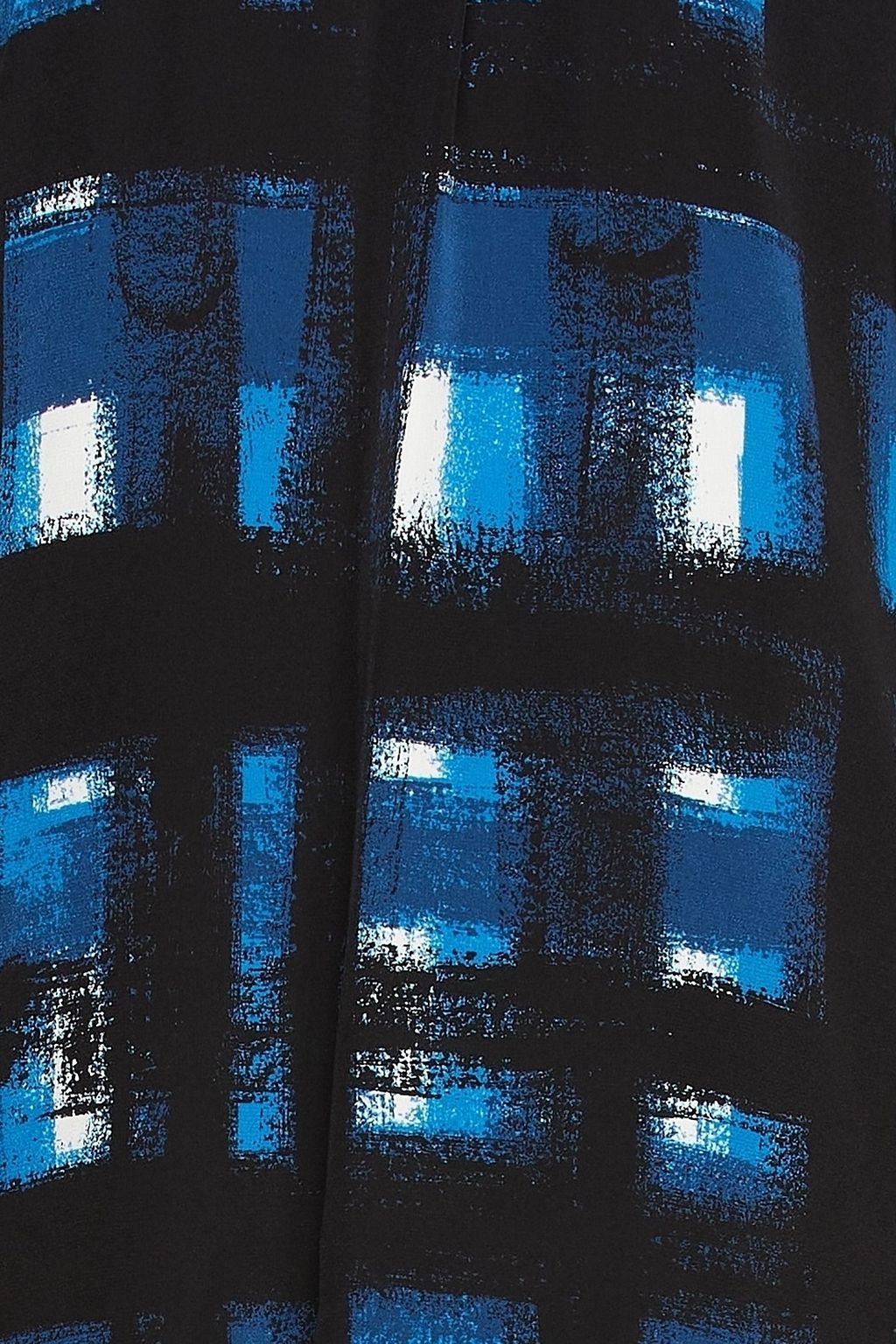 MCQUEEN Gathered printed silk crepe de chine mini dress