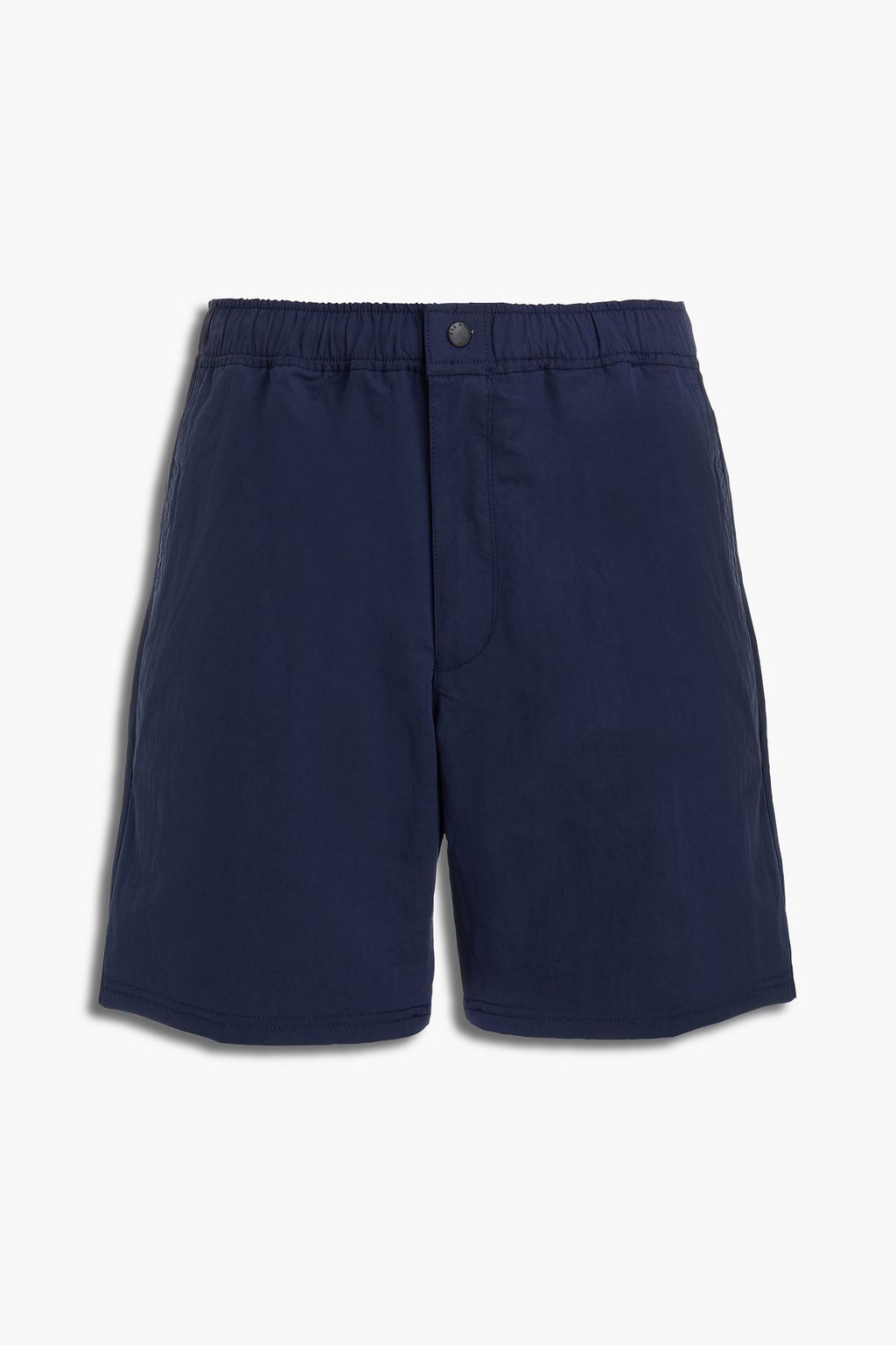 navy poplin shorts