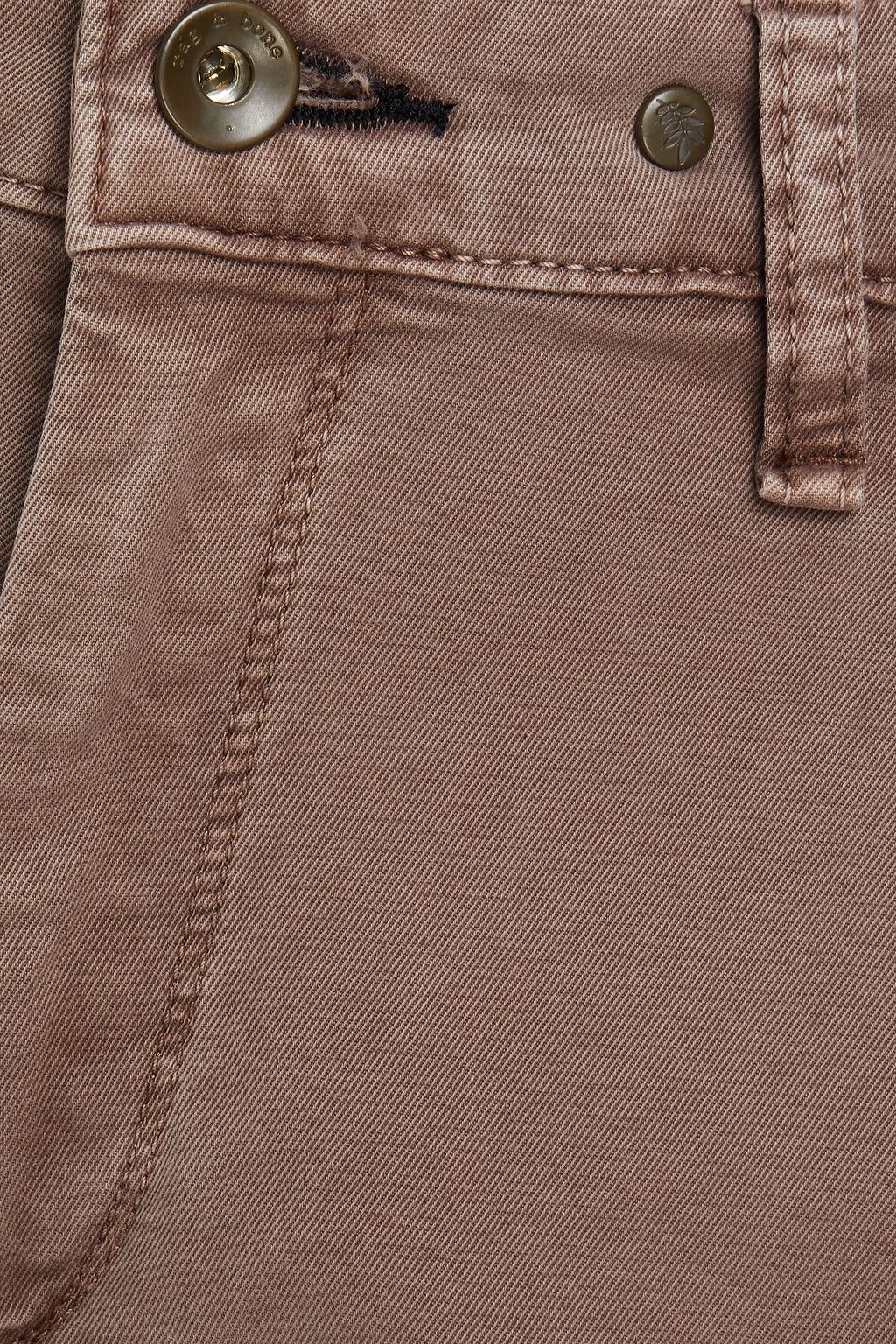 RAG & BONE Cotton-blend twill chino shorts