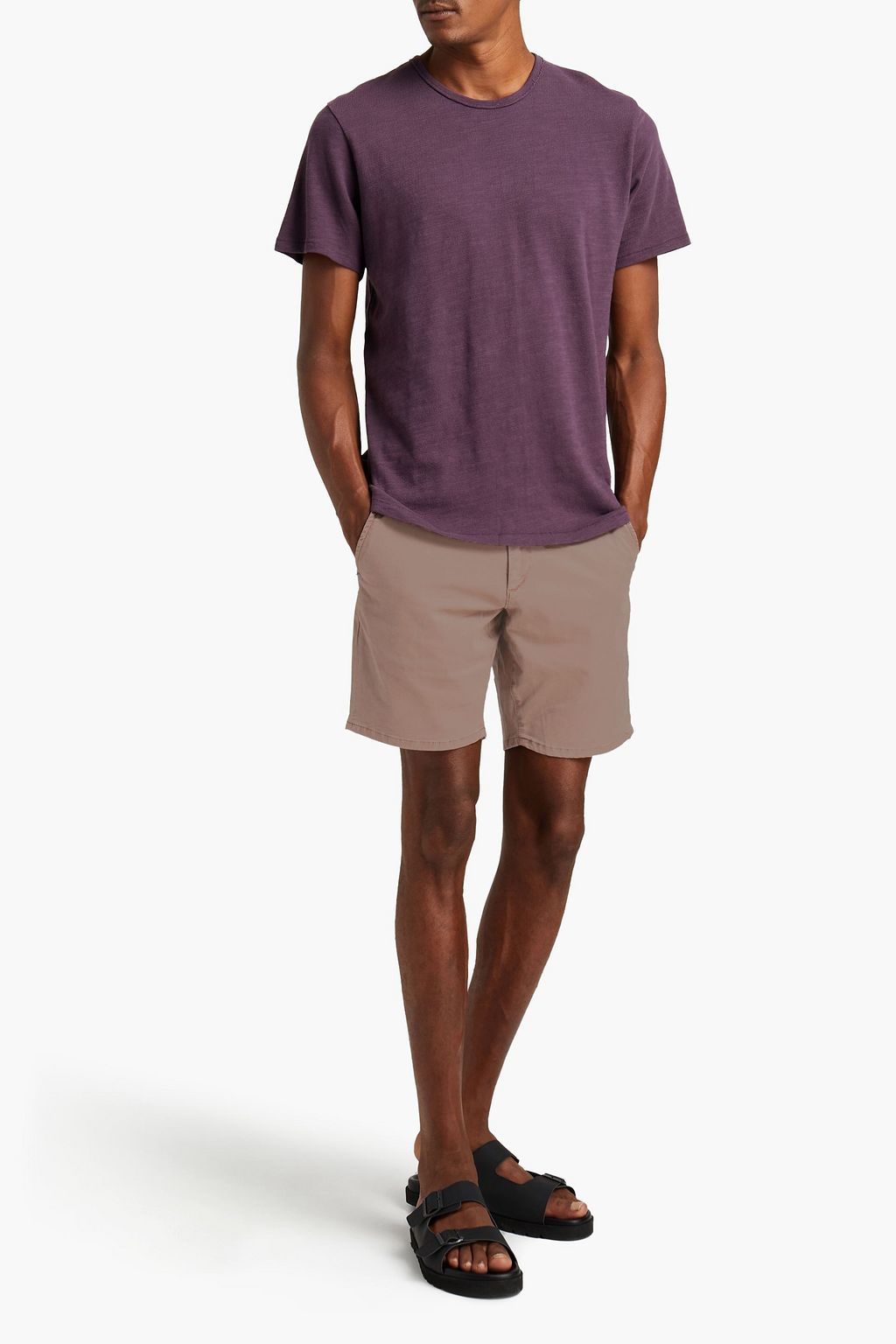 RAG & BONE Cotton-blend twill chino shorts