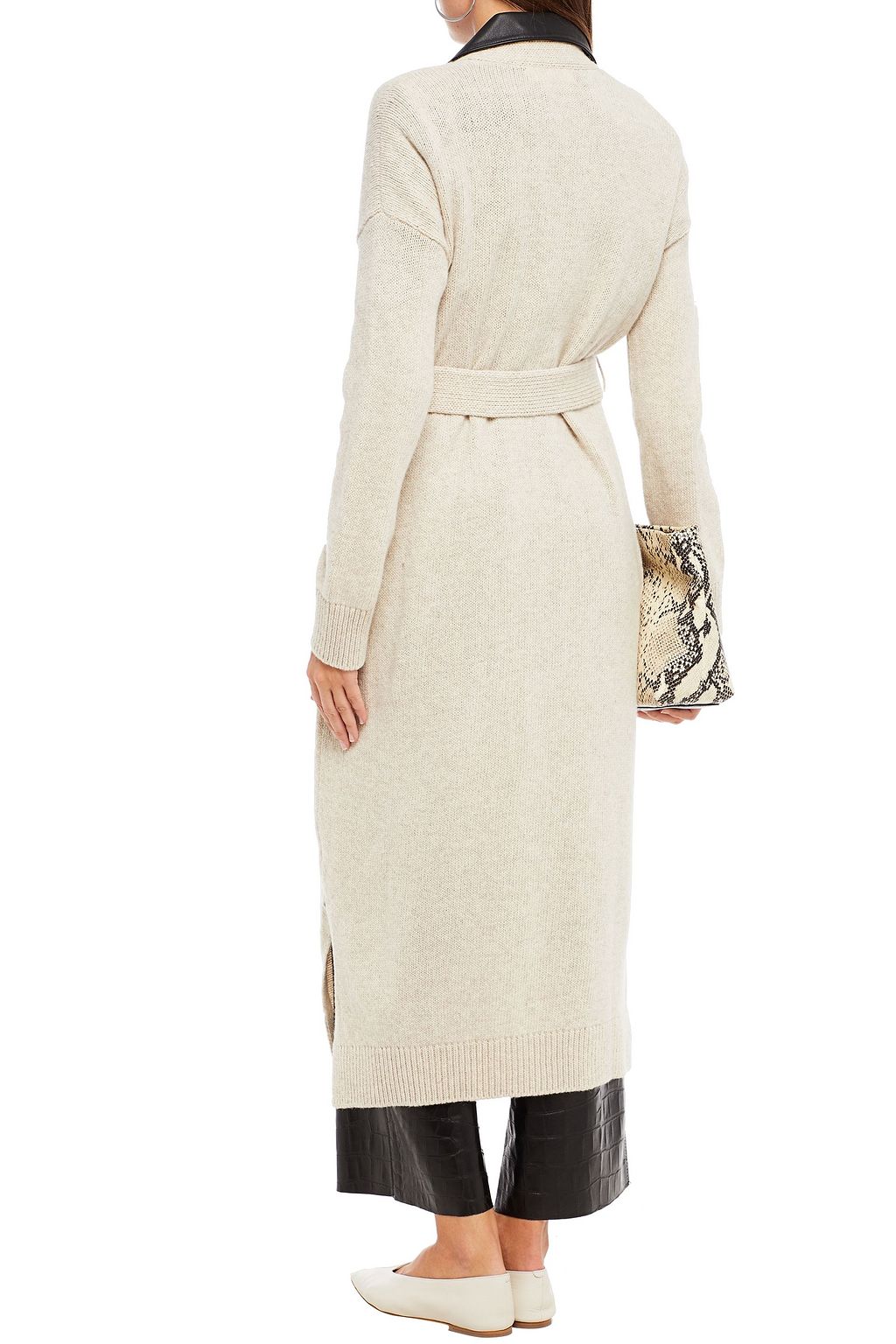&DAUGHTER Ronnie belted wool cardigan