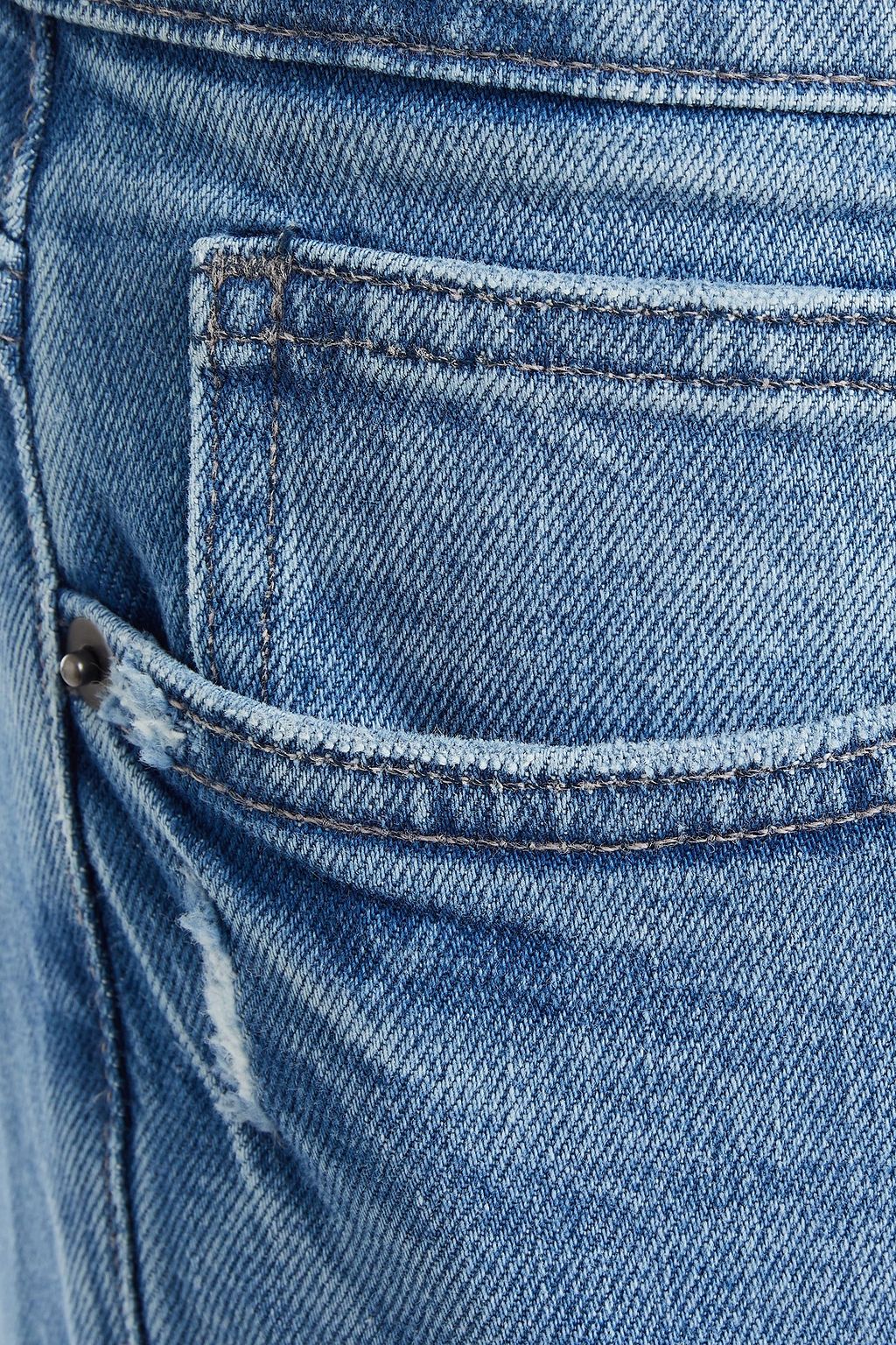 FRAME L'Homme slim-fit faded denim jeans