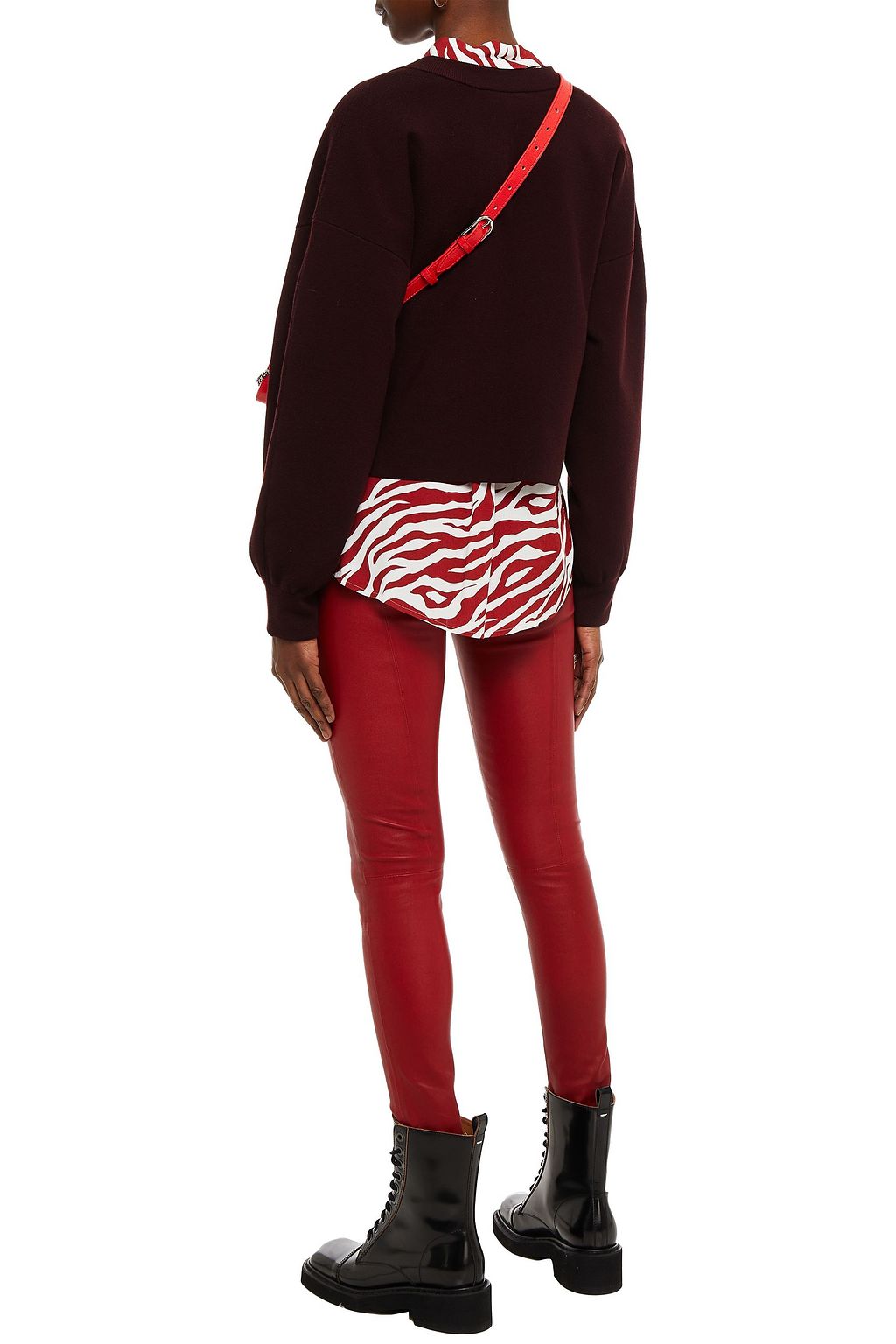 WALTER BAKER Stretch-leather leggings