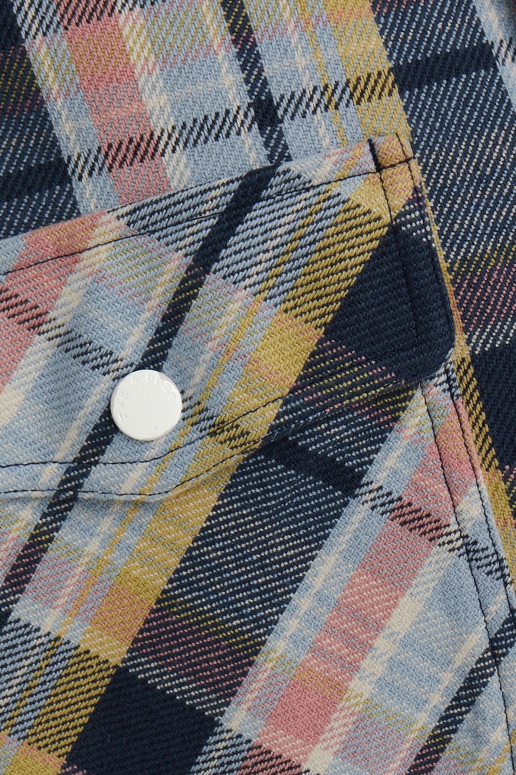 RAG & BONE Checked cotton-jacquard shirt